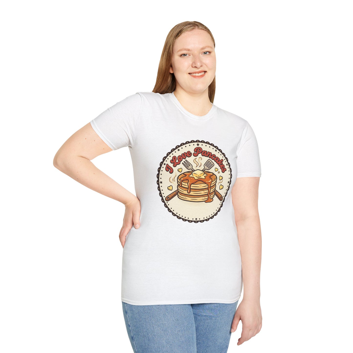 Pancake Love T-Shirt — Cute Stack of Pancakes Breakfast Tee