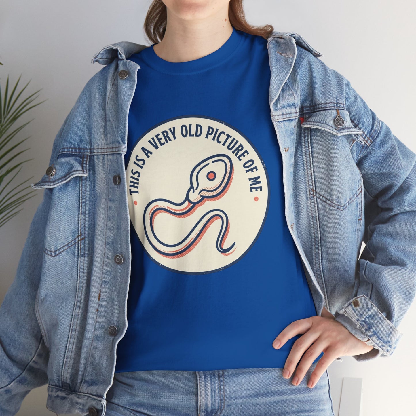 "This Is A Very Old Picture Of Me" Retro Snake Graphic Tee