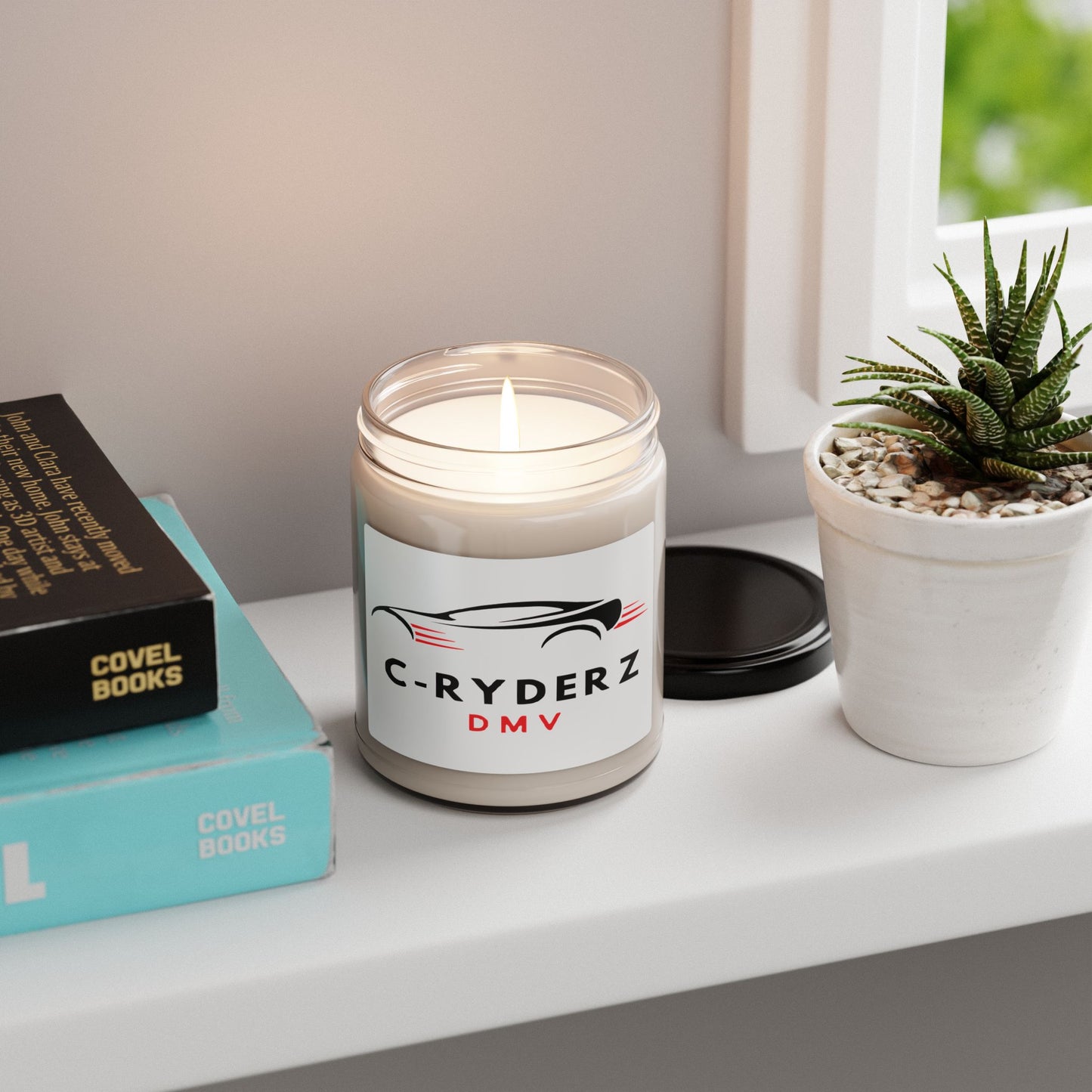 C-RYDERZ DMV Scented Soy Candle — 9oz Car Club Logo Candle