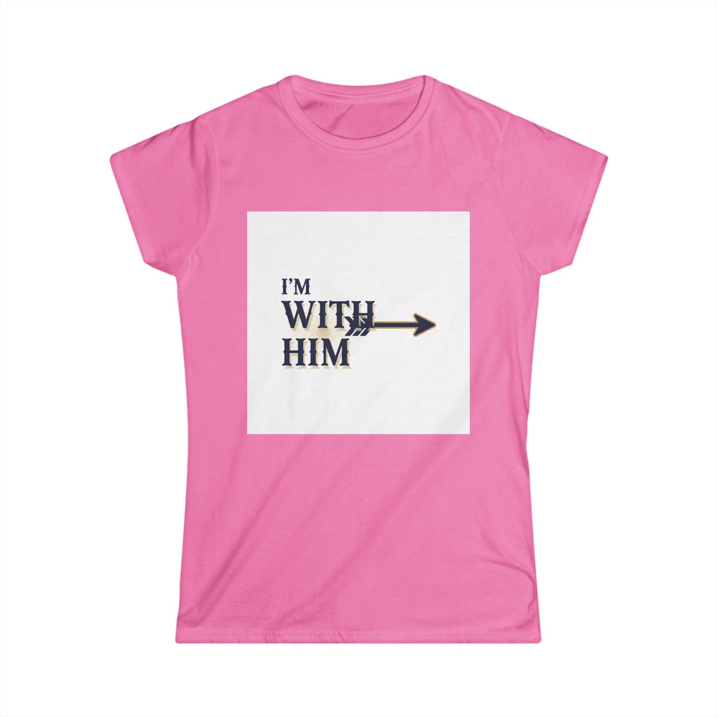 I'm With Him Arrow Tee — Women's Couple T-Shirt