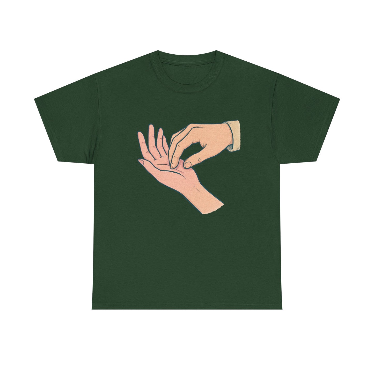 T-Shirt - Gentle Palm Reading Illustration Tee