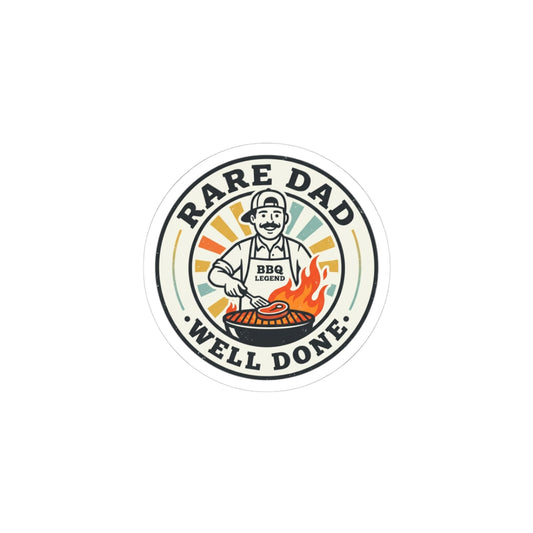 Rare Dad Kiss-Cut Stickers