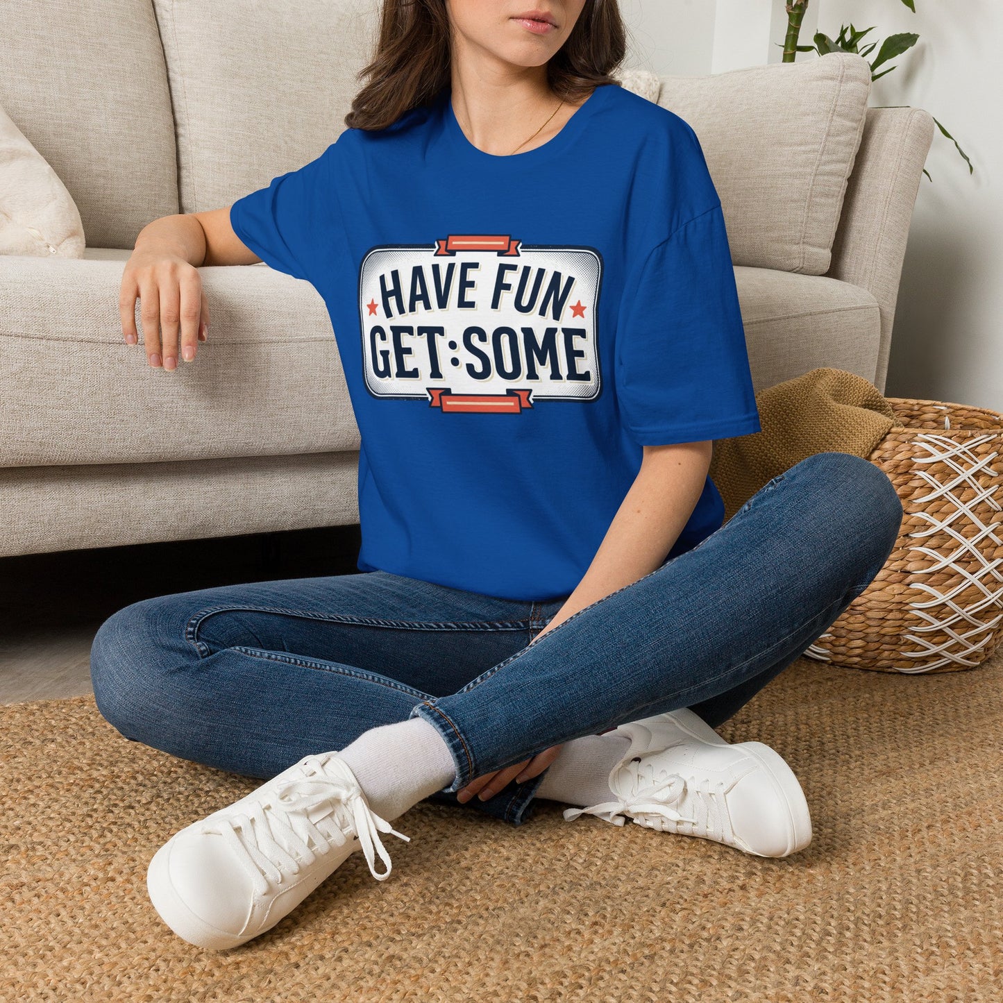 Have Fun Get Some T-Shirt — Retro Road Sign Graphic Tee