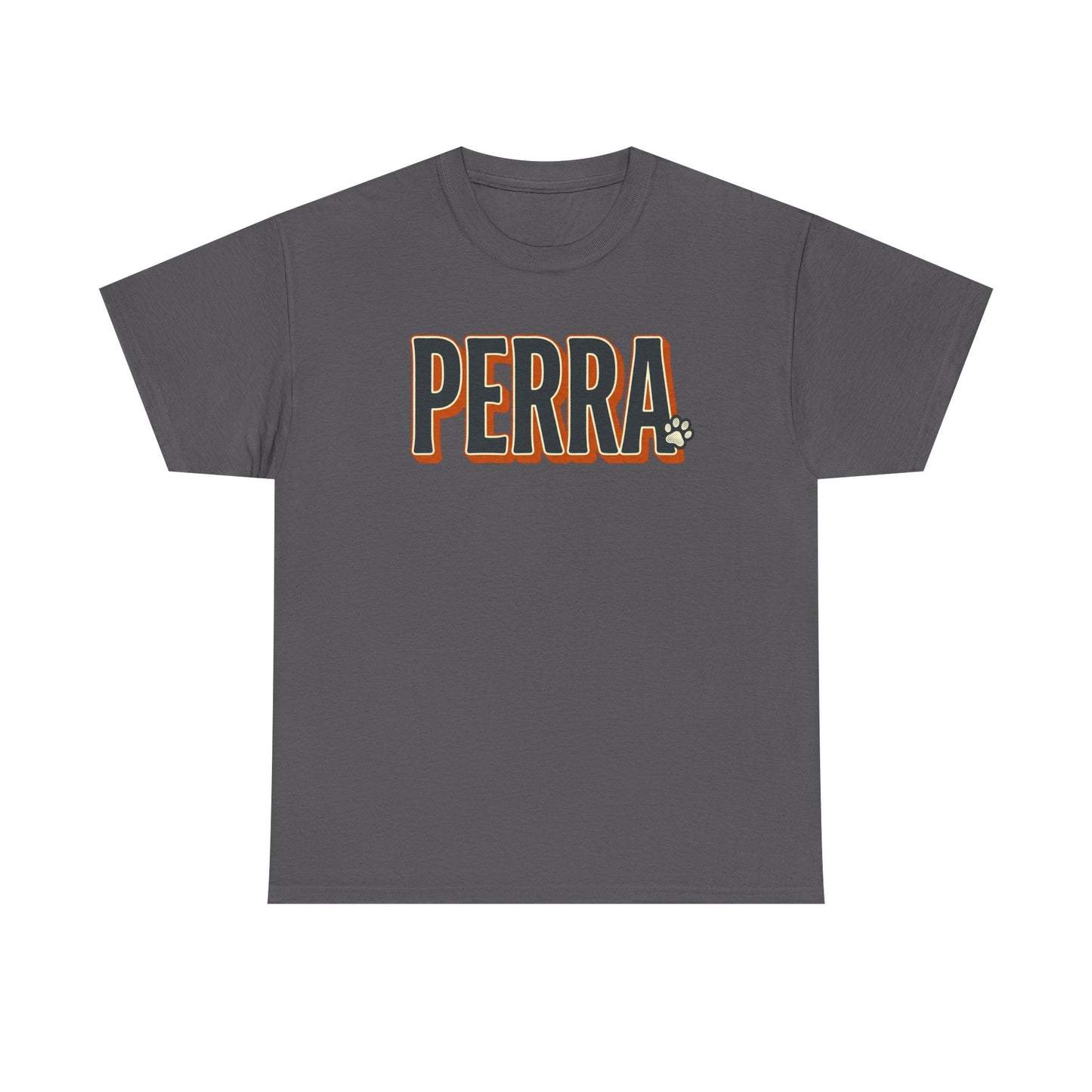 Perra Graphic Tee – Bold Retro Lettering T-Shirt