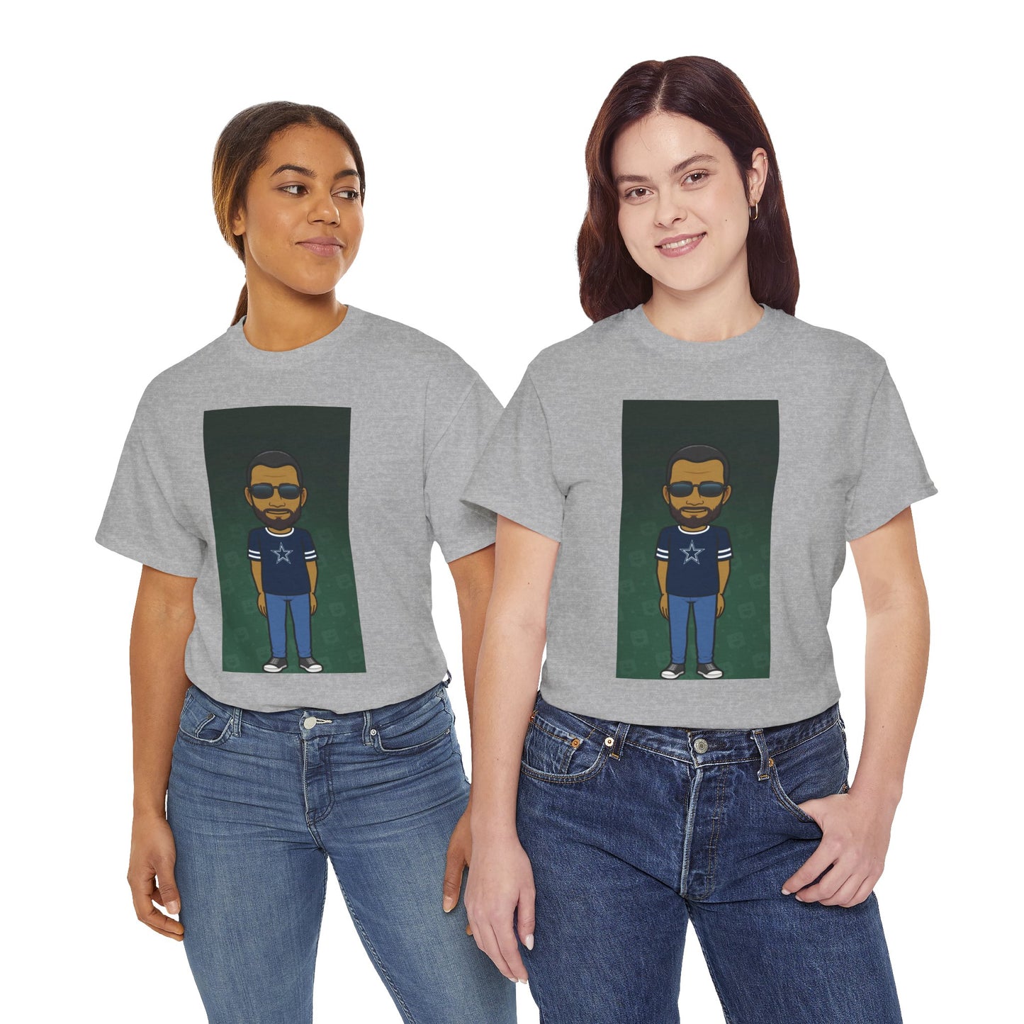 Cartoon Guy Graphic Tee — Personalized Avatar Shirt Printify