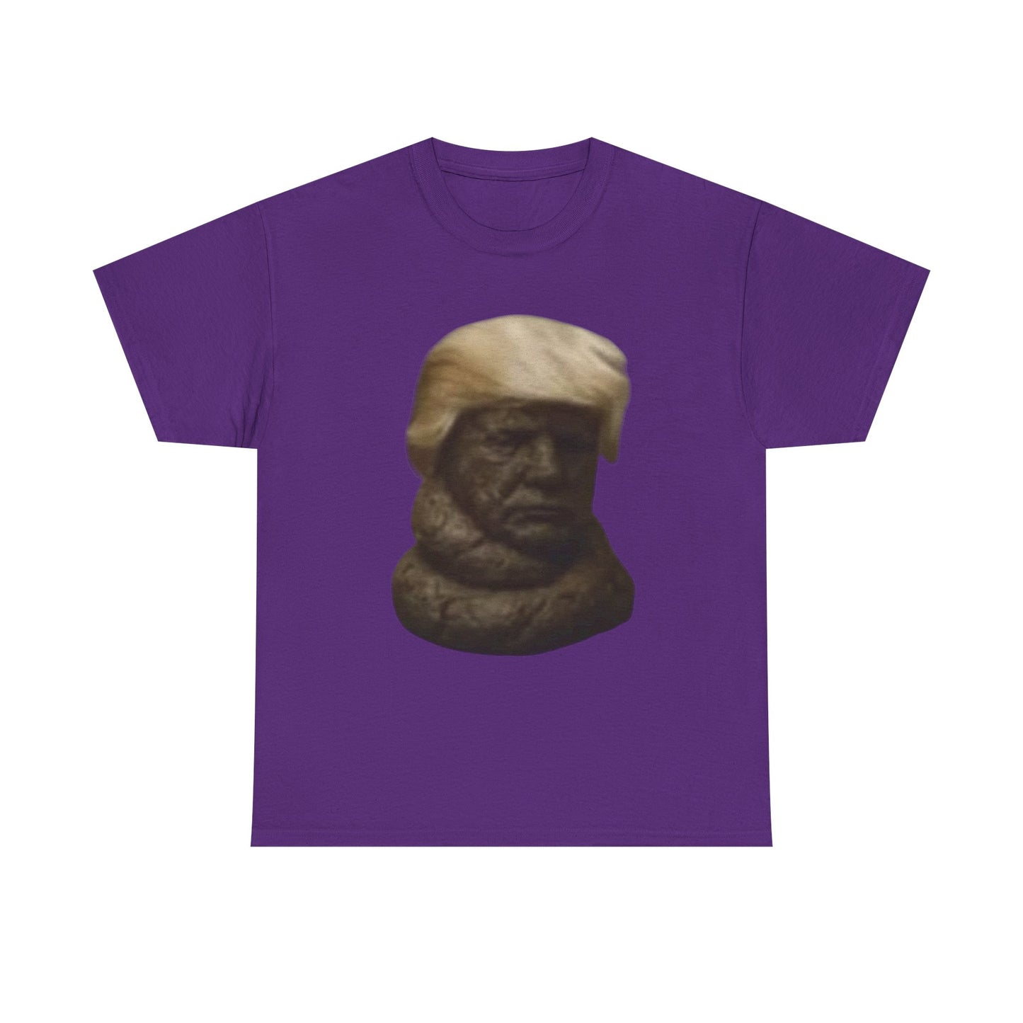 Graphic Tee — Bronze Bust Illustration T‑Shirt