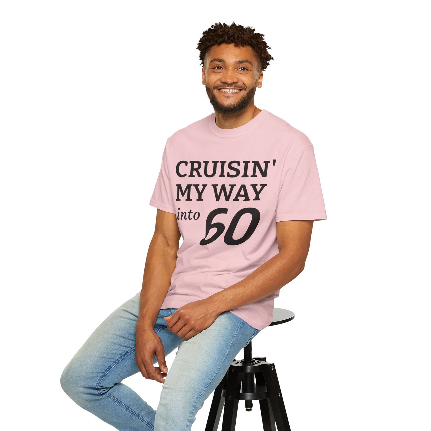 Cruisin' My Way Into 60 T-Shirt — 60th Birthday Tee