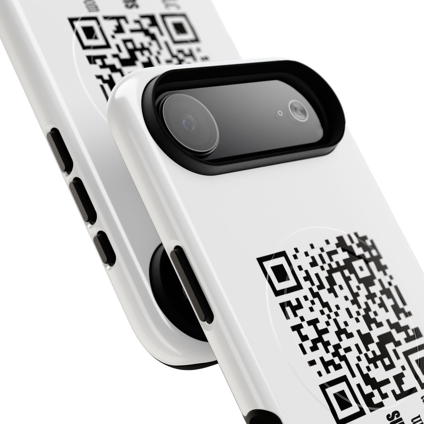 Magnetic QR Code Phone Case — Tough Protective Magnetic Phone Cover with Scannable QR Design Printify