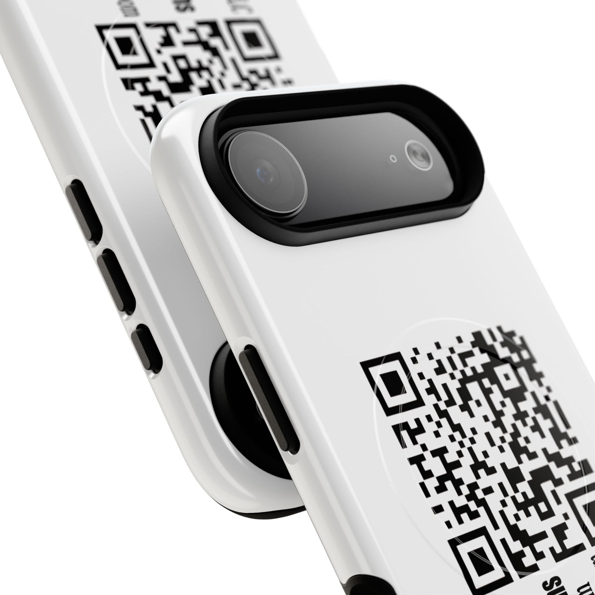 Magnetic QR Code Phone Case — Tough Protective Magnetic Phone Cover with Scannable QR Design Printify