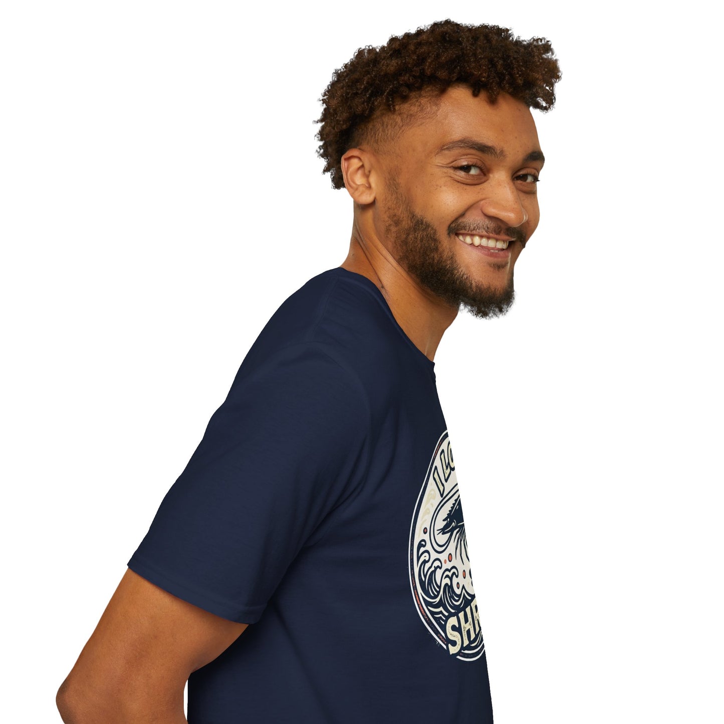 I Love Shrimp T-Shirt — Retro Seafood Crew Tee
