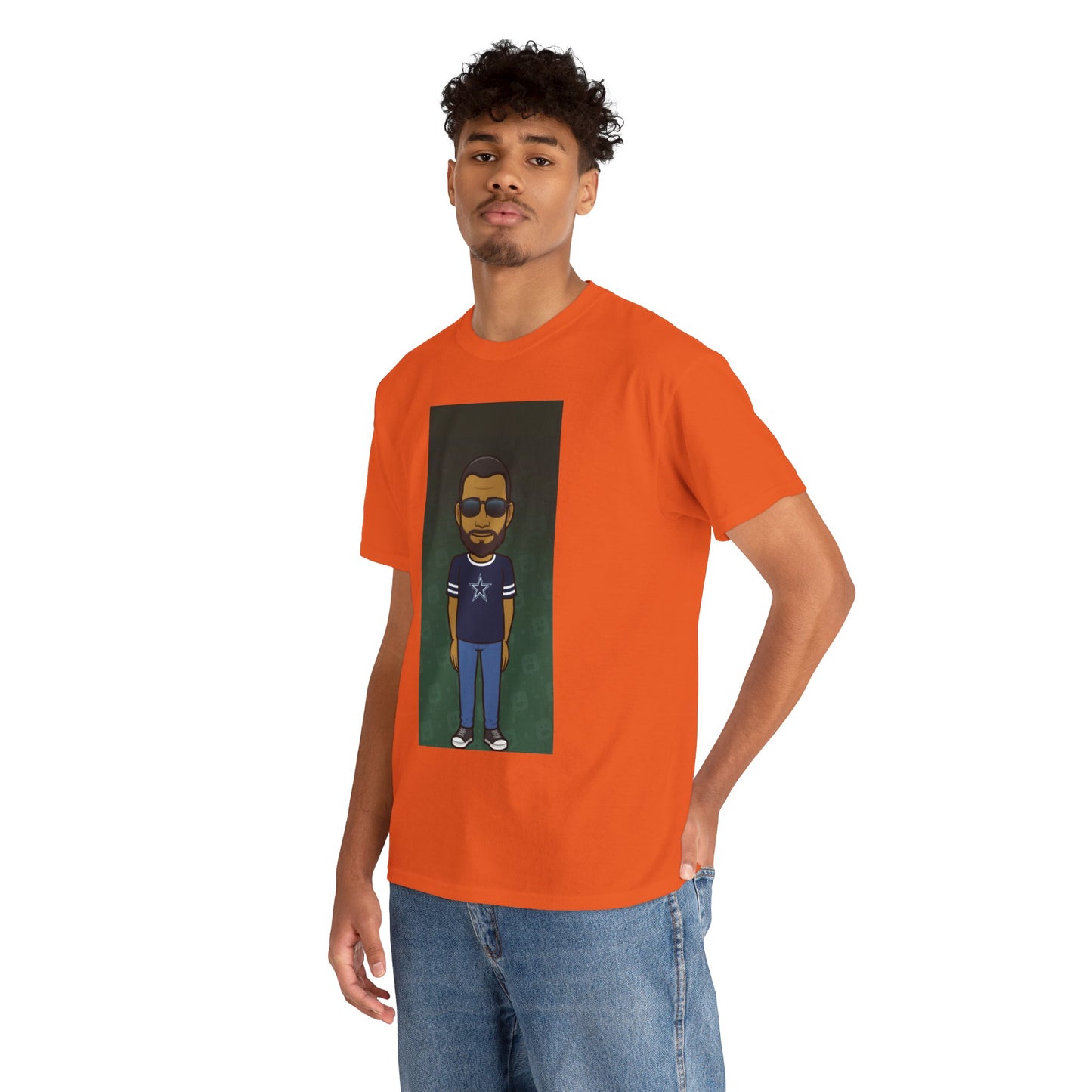 Cartoon Guy Graphic Tee — Personalized Avatar Shirt Printify