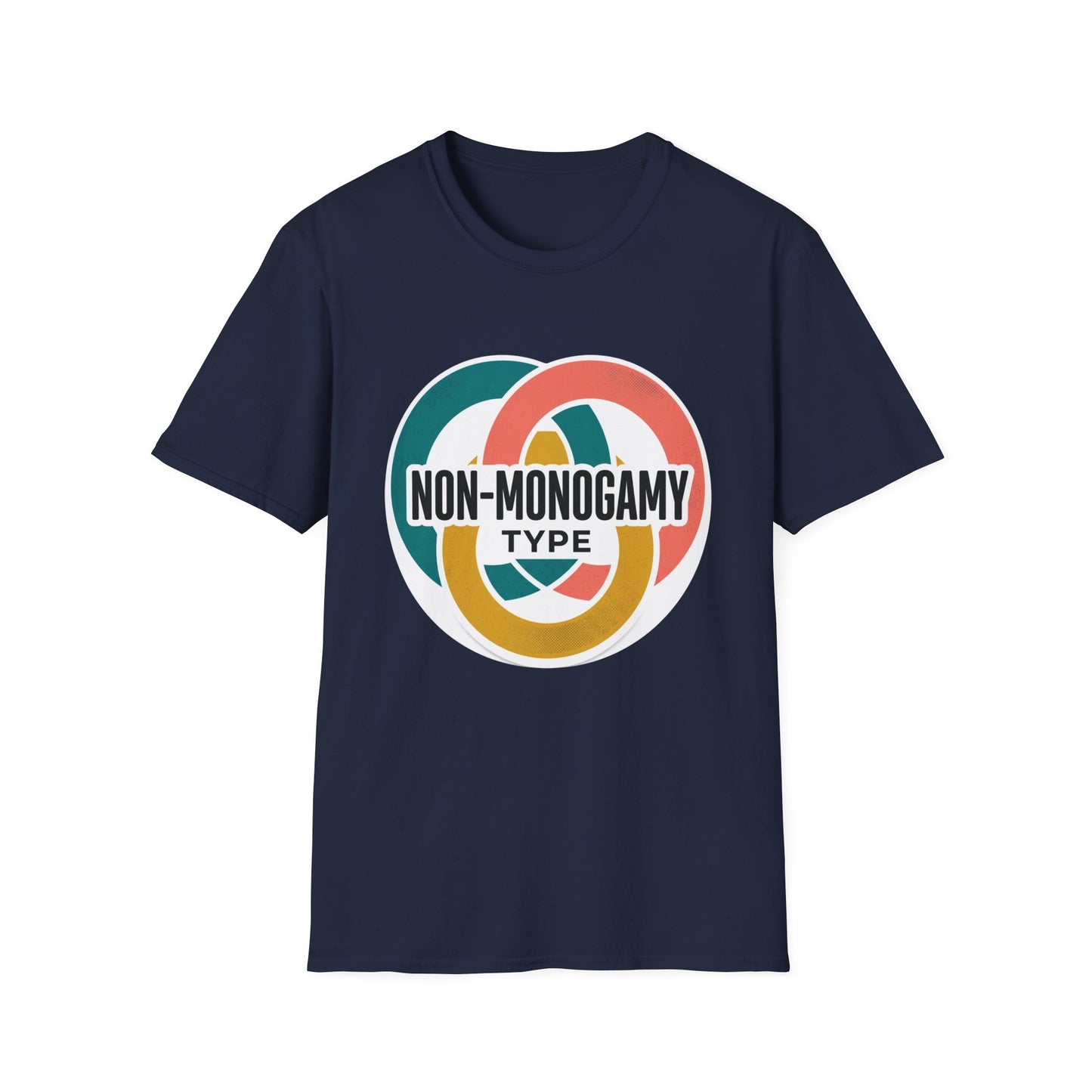 Non-Monogamy Type T-Shirt — Retro Polyamory Pride Tee Printify