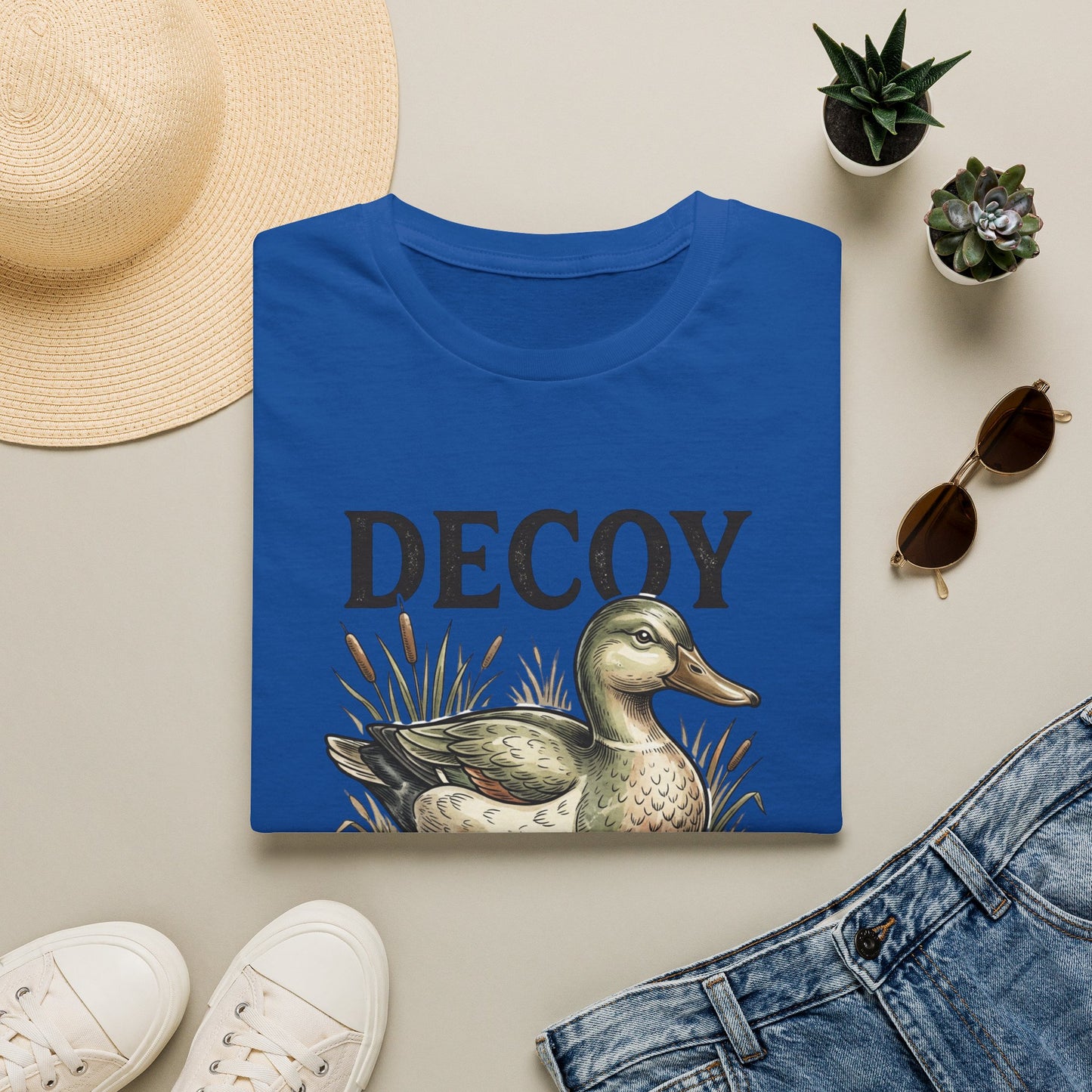 Decoy Duck T-Shirt — "Decoy for Cheaters" Vintage Waterfowl Tee
