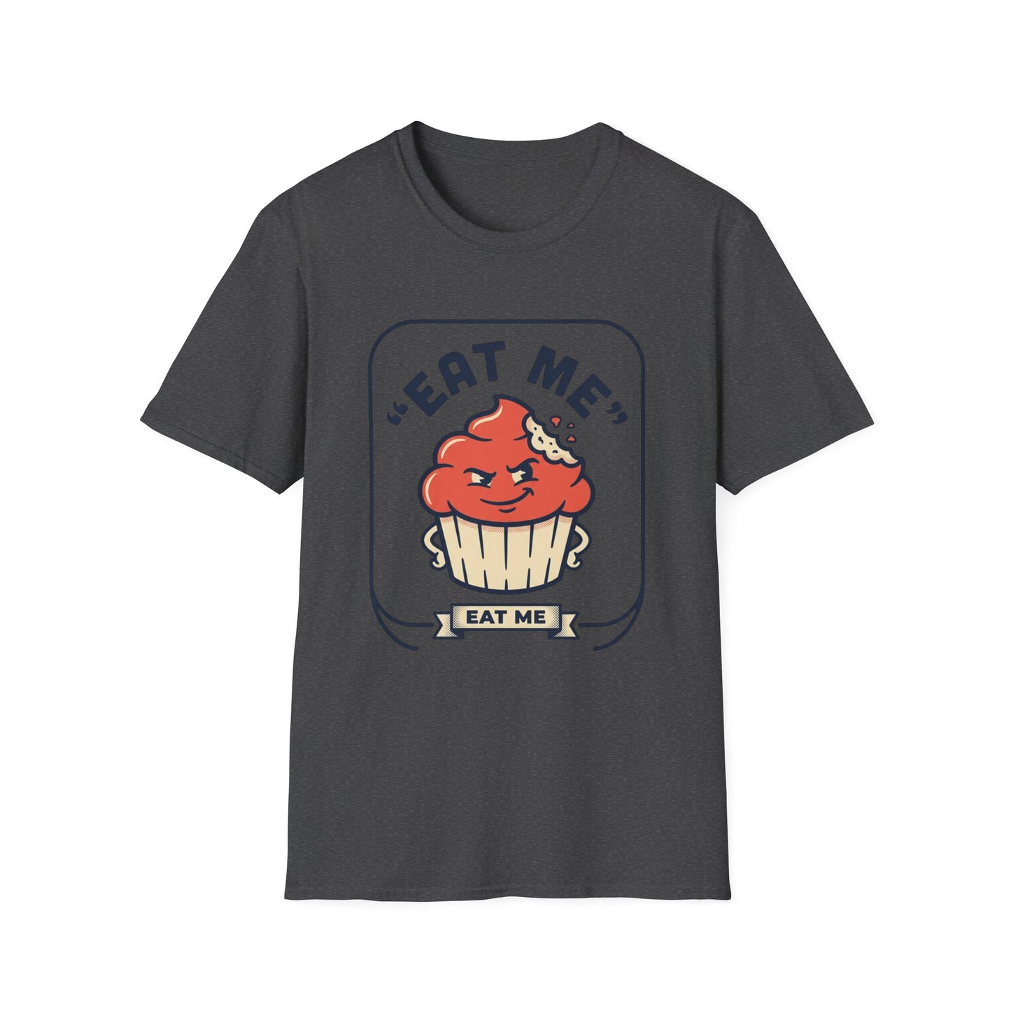 Cupcake Graphic T-Shirt — "Eat Me" Retro Dessert Tee