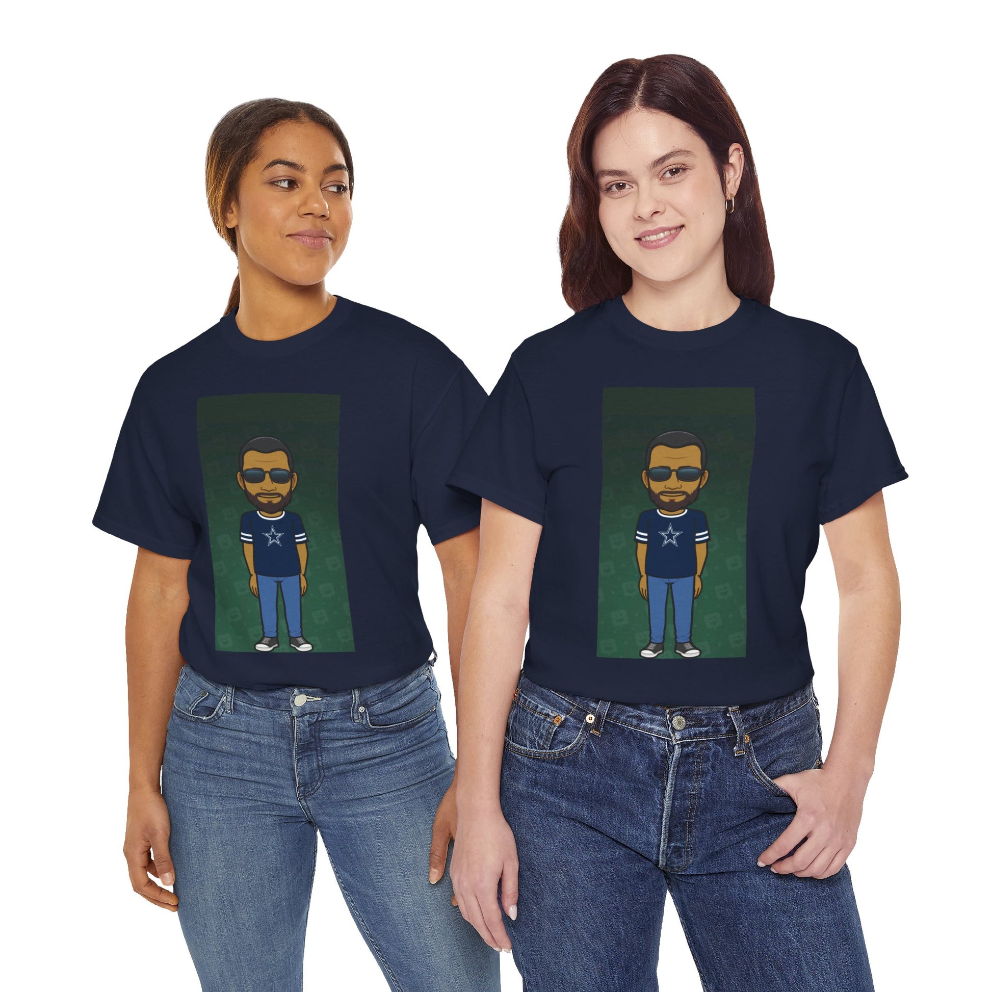 Cartoon Guy Graphic Tee — Personalized Avatar Shirt Printify