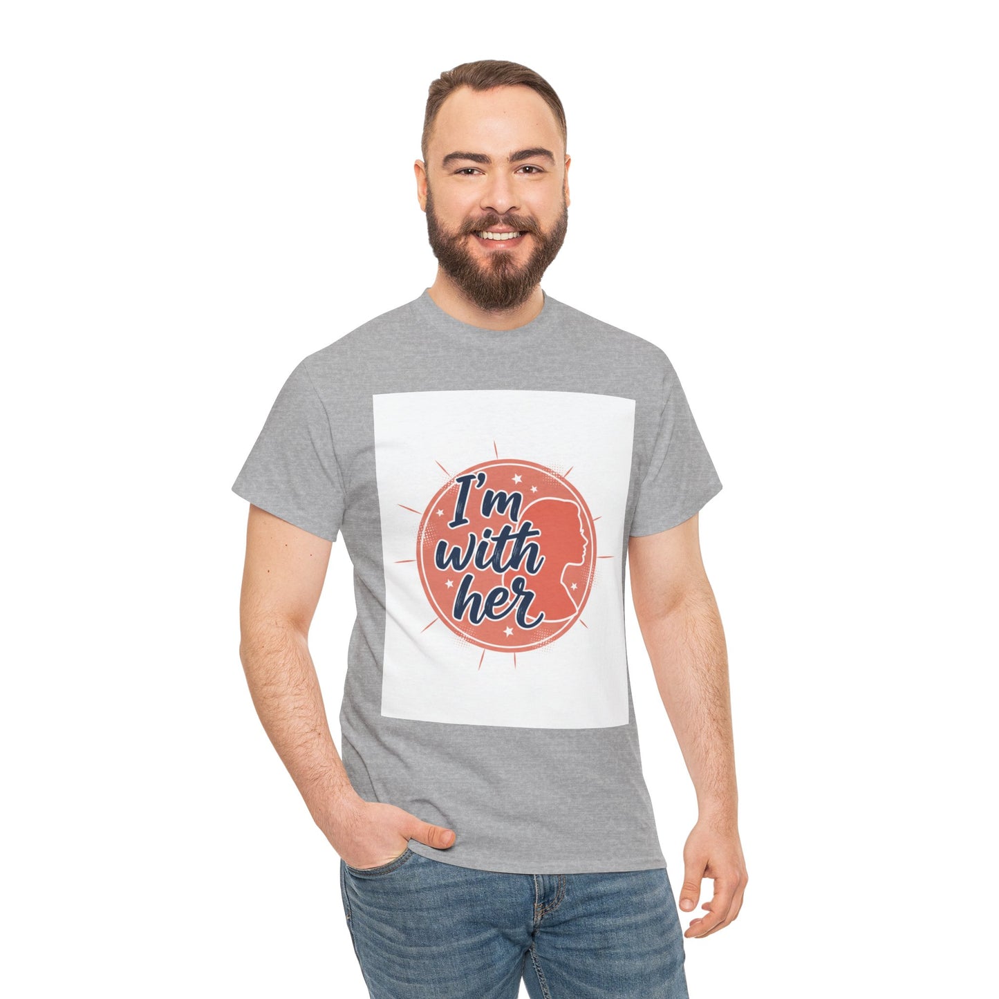 I'm With Her Tee — Feminist Equality Graphic T-Shirt