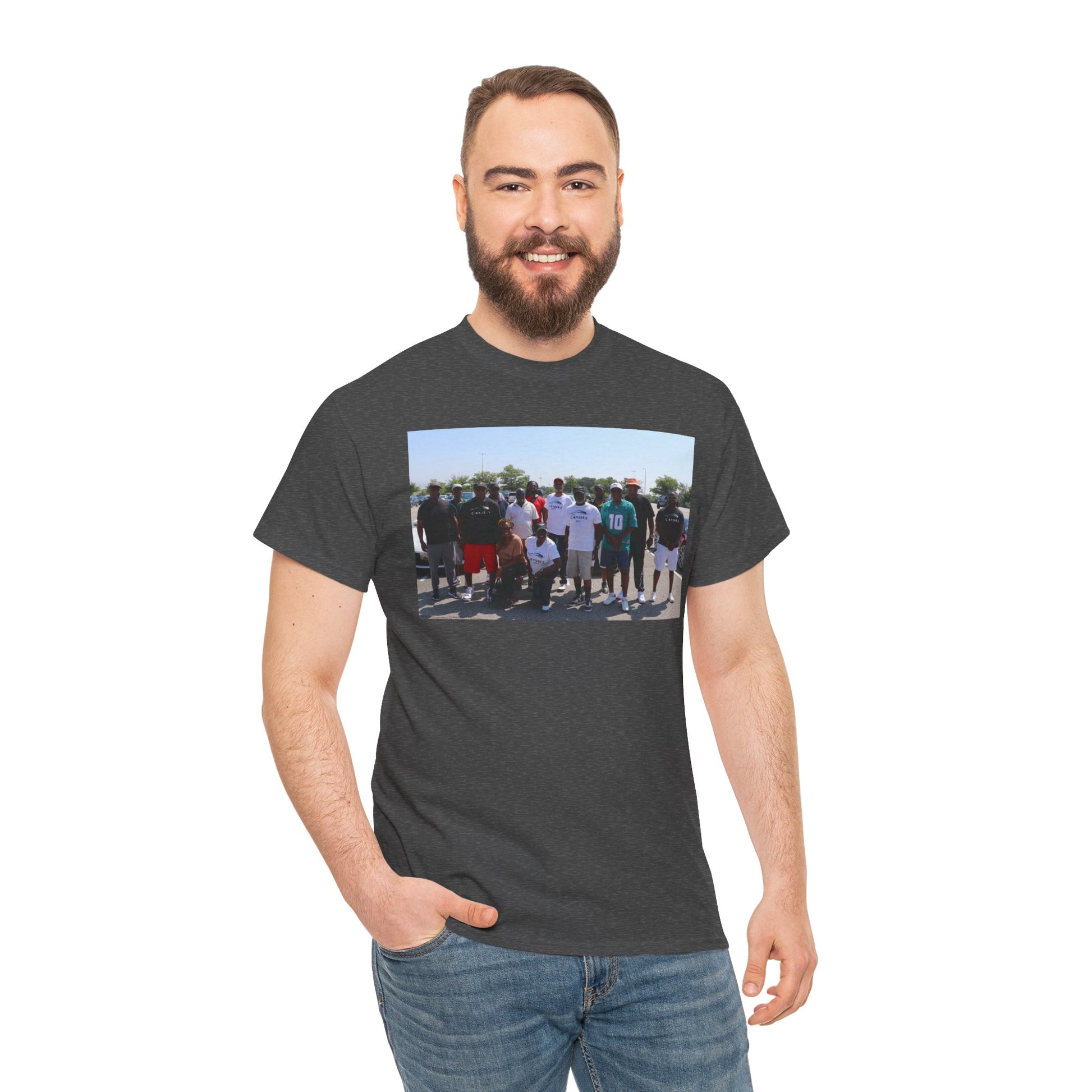 C-RYDERZ Group Photo Custom Tee — Personalized Reunion & Team Picture Shirt Printify