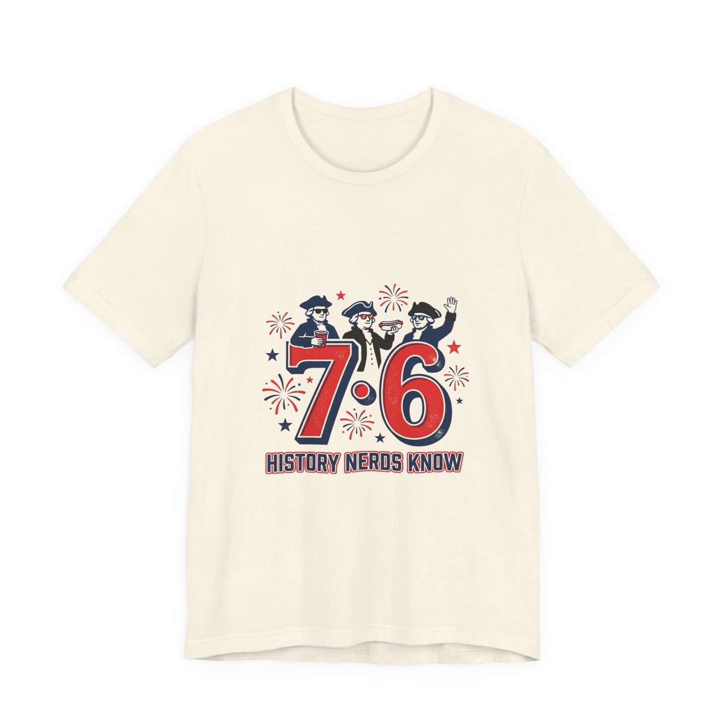 76 History Nerds Know Tee | 1776 Patriotic Meme, Vintage Independence Shirt