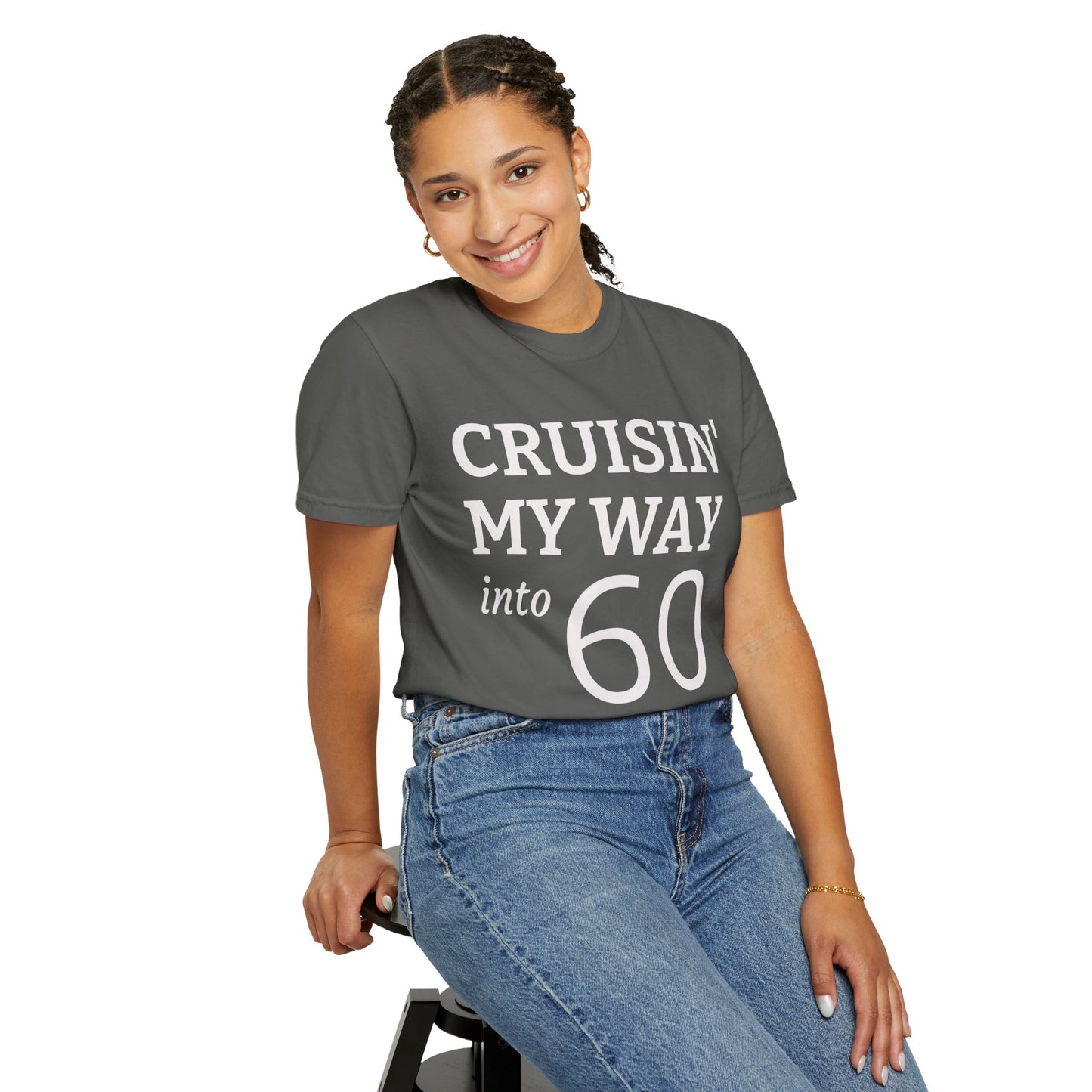 Cruisin' My Way Into 60 T-Shirt — 60th Birthday Tee