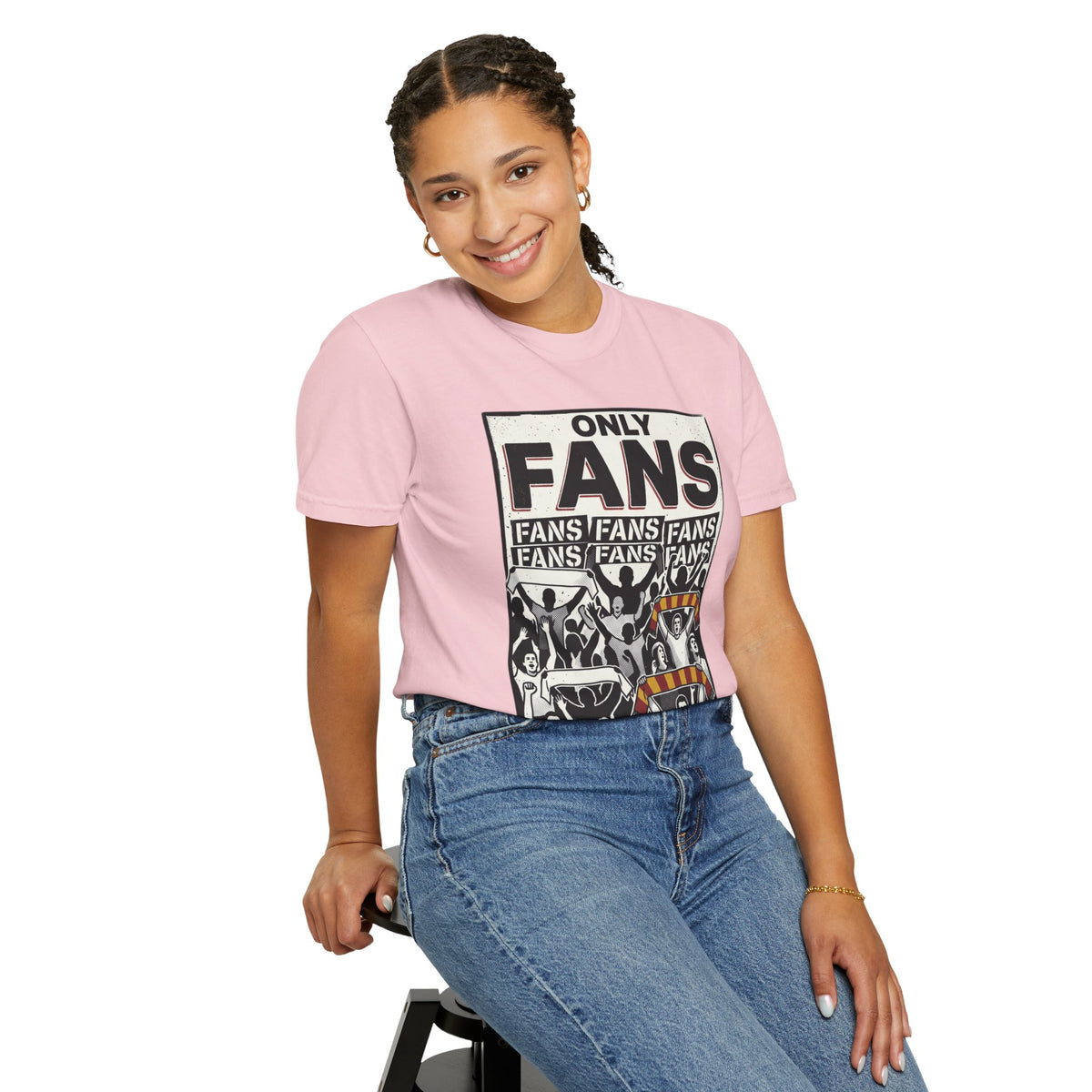 Only Fans Crowd Graphic T-Shirt — Vintage Sports Fan Tee