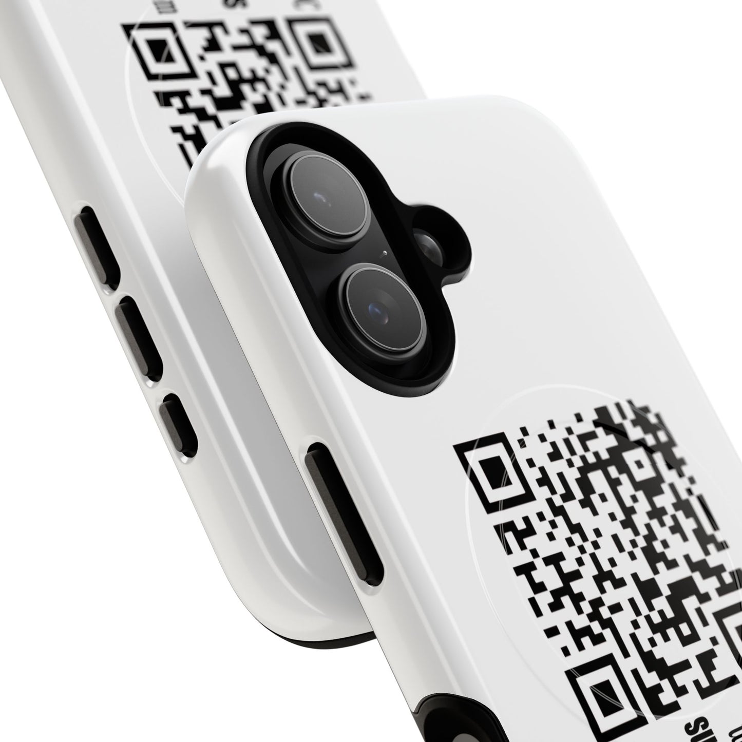 Magnetic QR Code Phone Case — Tough Protective Magnetic Phone Cover with Scannable QR Design Printify