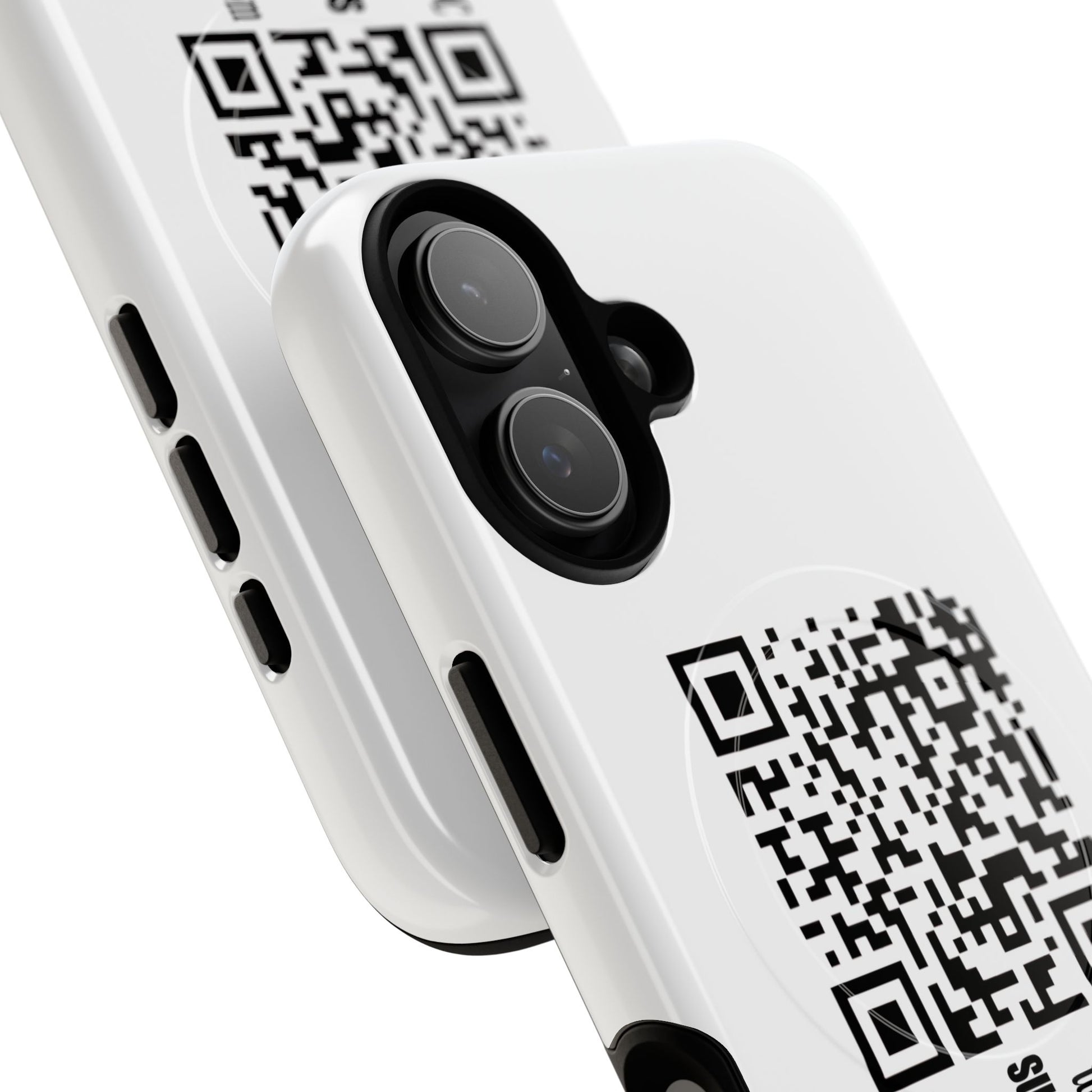 Magnetic QR Code Phone Case — Tough Protective Magnetic Phone Cover with Scannable QR Design Printify