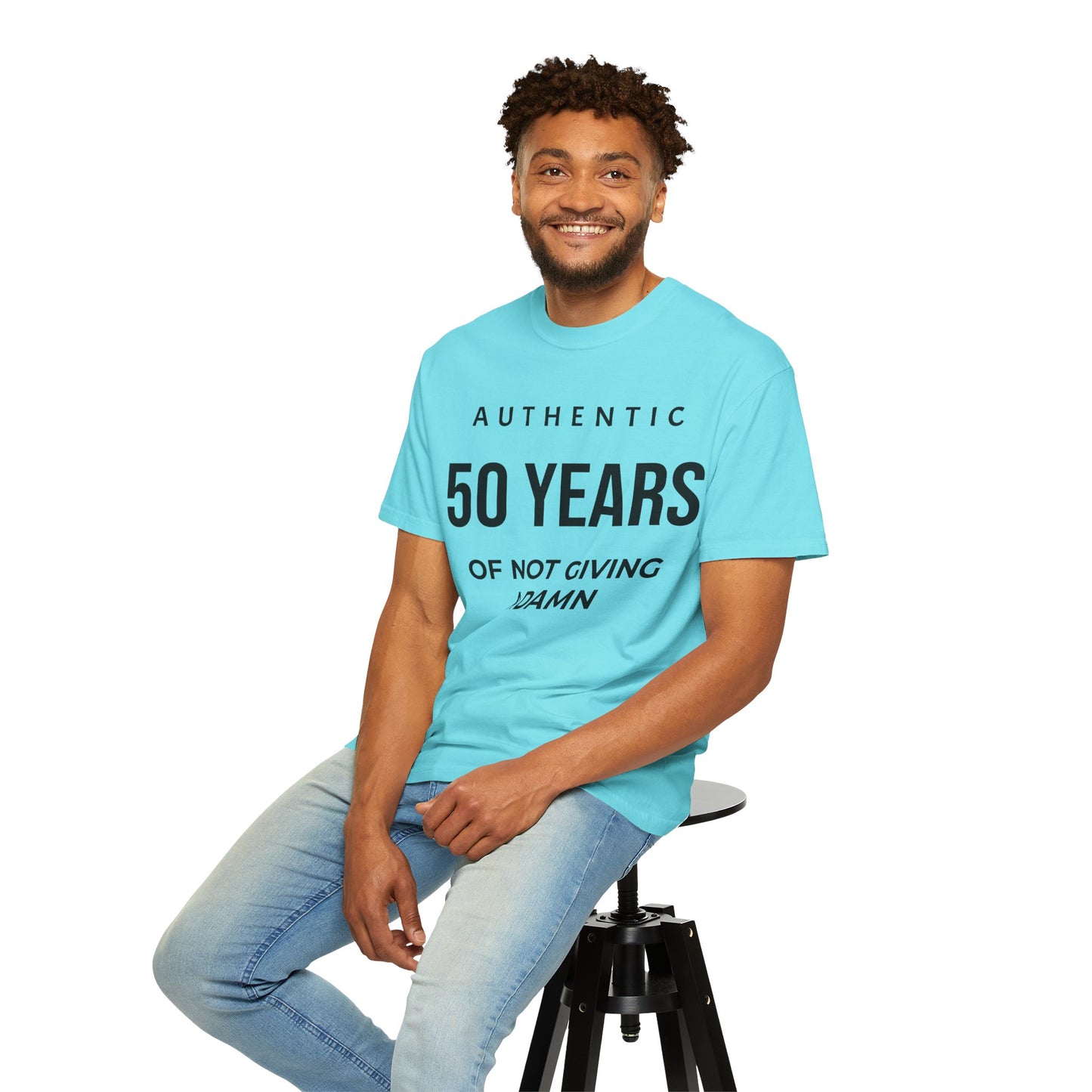 50 Years of Not Giving a Damn T-Shirt — Funny 50th Birthday Tee