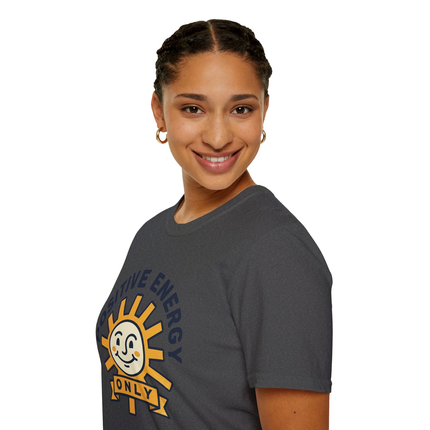 Positive Energy T-Shirt — Sunny 'Positive Energy Only' Graphic Tee