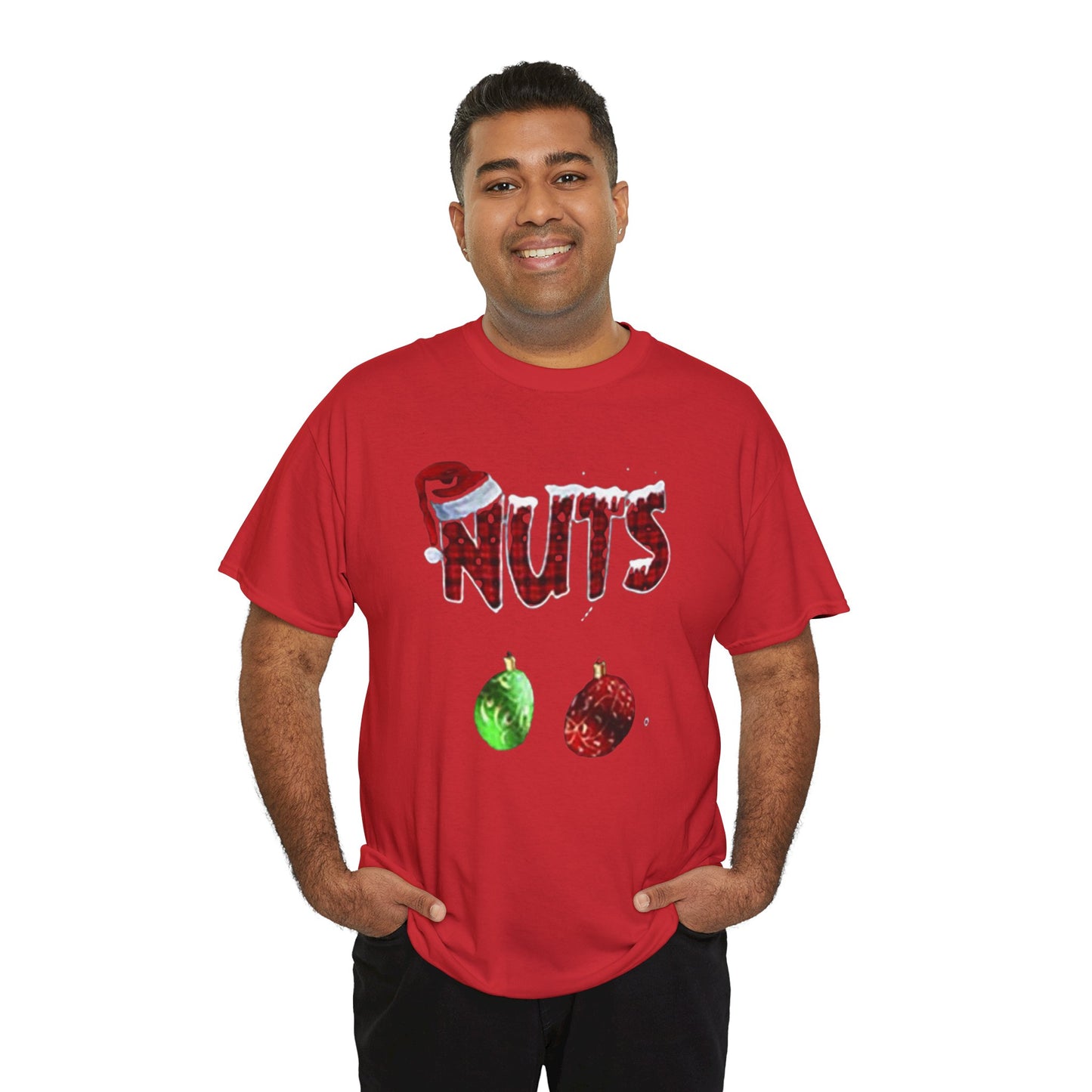 Holiday 'Nuts' Tee — Funny Christmas Ornament Graphic T-Shirt Printify