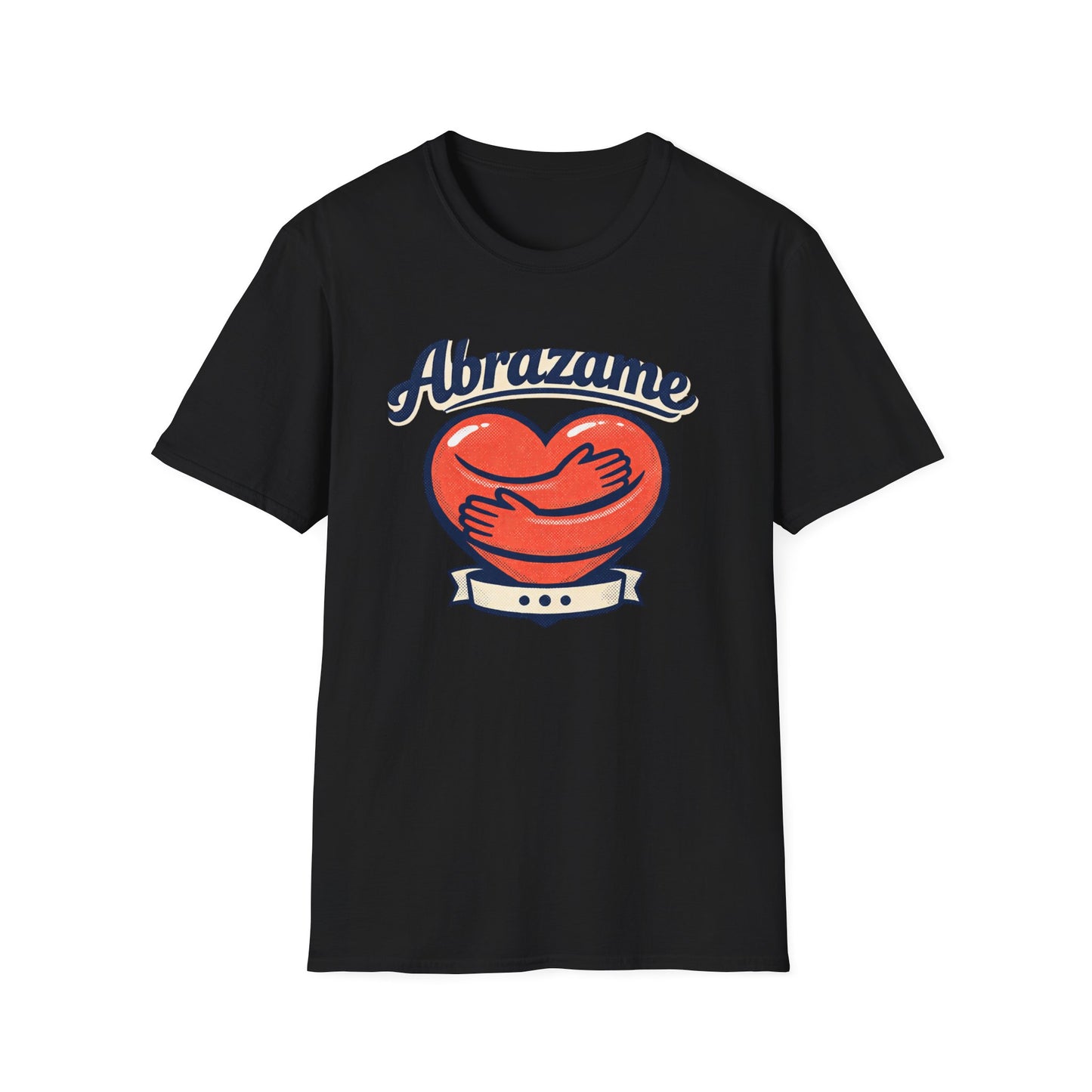 Abrázame Heart Hug T-Shirt — Spanish Love Graphic Tee