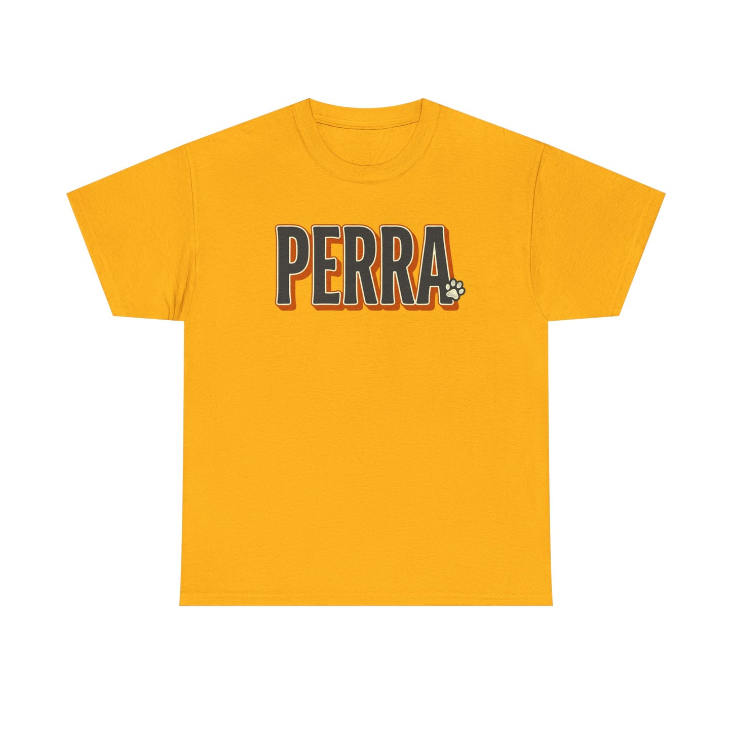 Perra Graphic Tee – Bold Retro Lettering T-Shirt