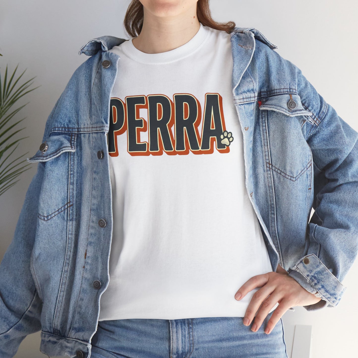 Perra Graphic Tee – Bold Retro Lettering T-Shirt