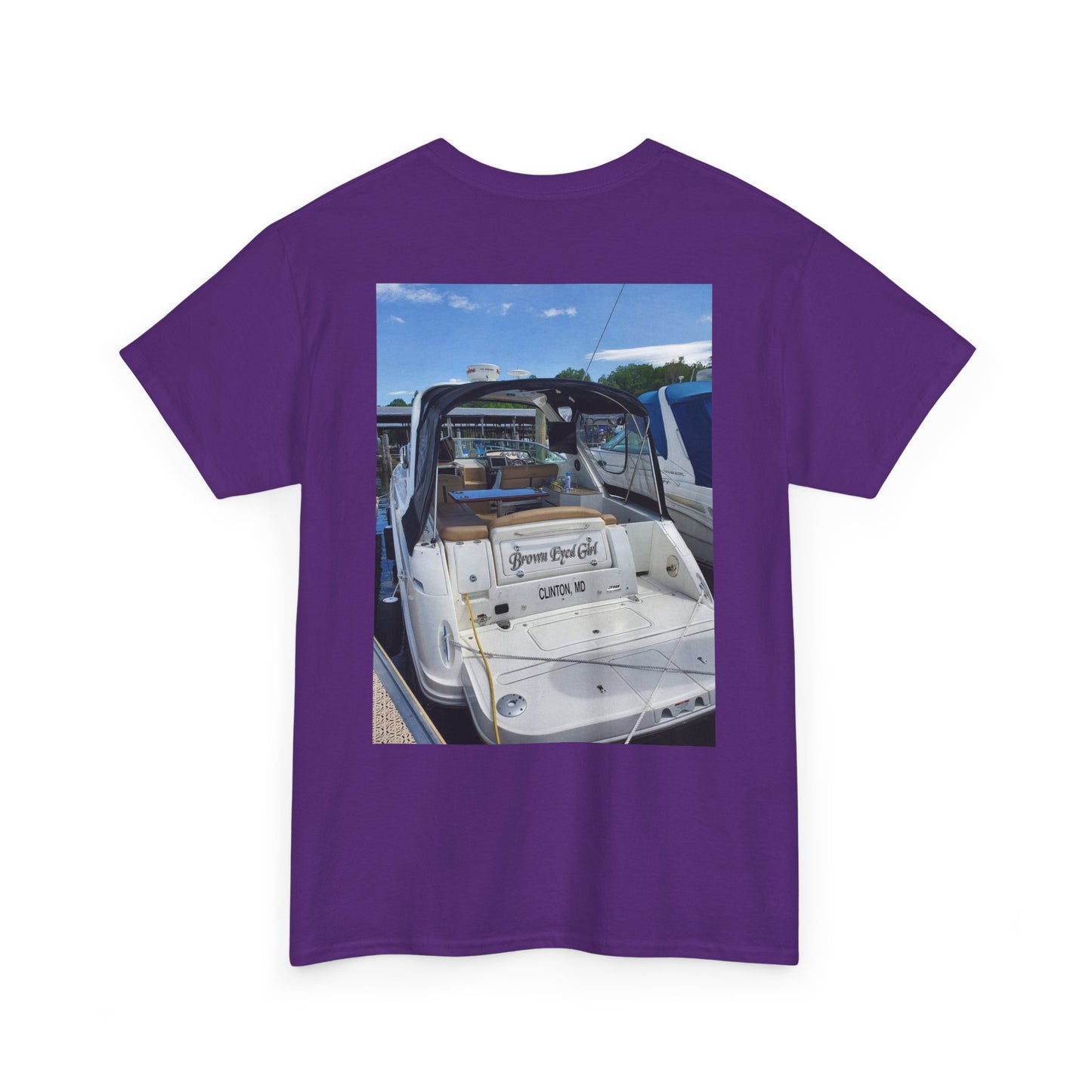 Custom Photo Print T-Shirt — Personalized Selfie Tee ("Welcome" Coffee Graphic) Printify