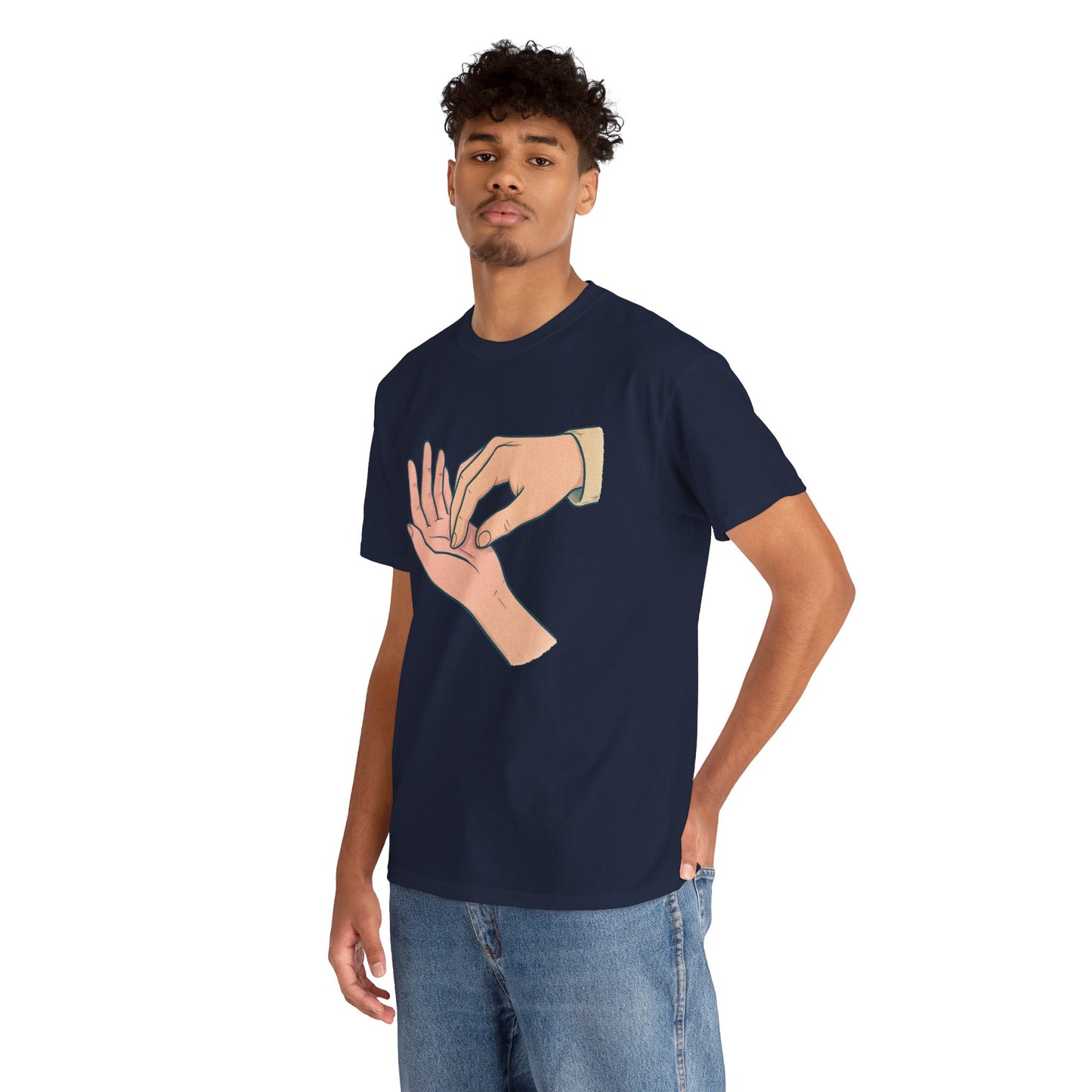 T-Shirt - Gentle Palm Reading Illustration Tee