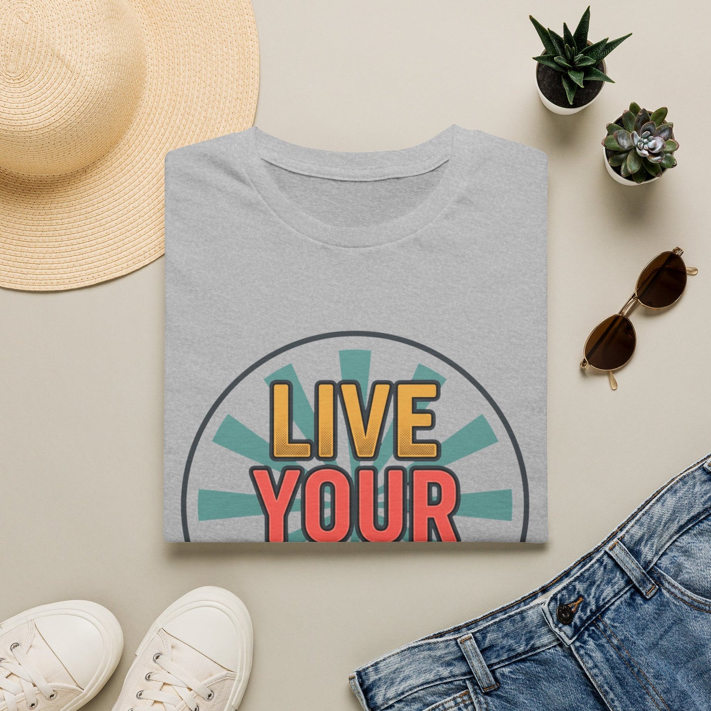Live Your Truth T-Shirt — Retro Inspirational Graphic Tee