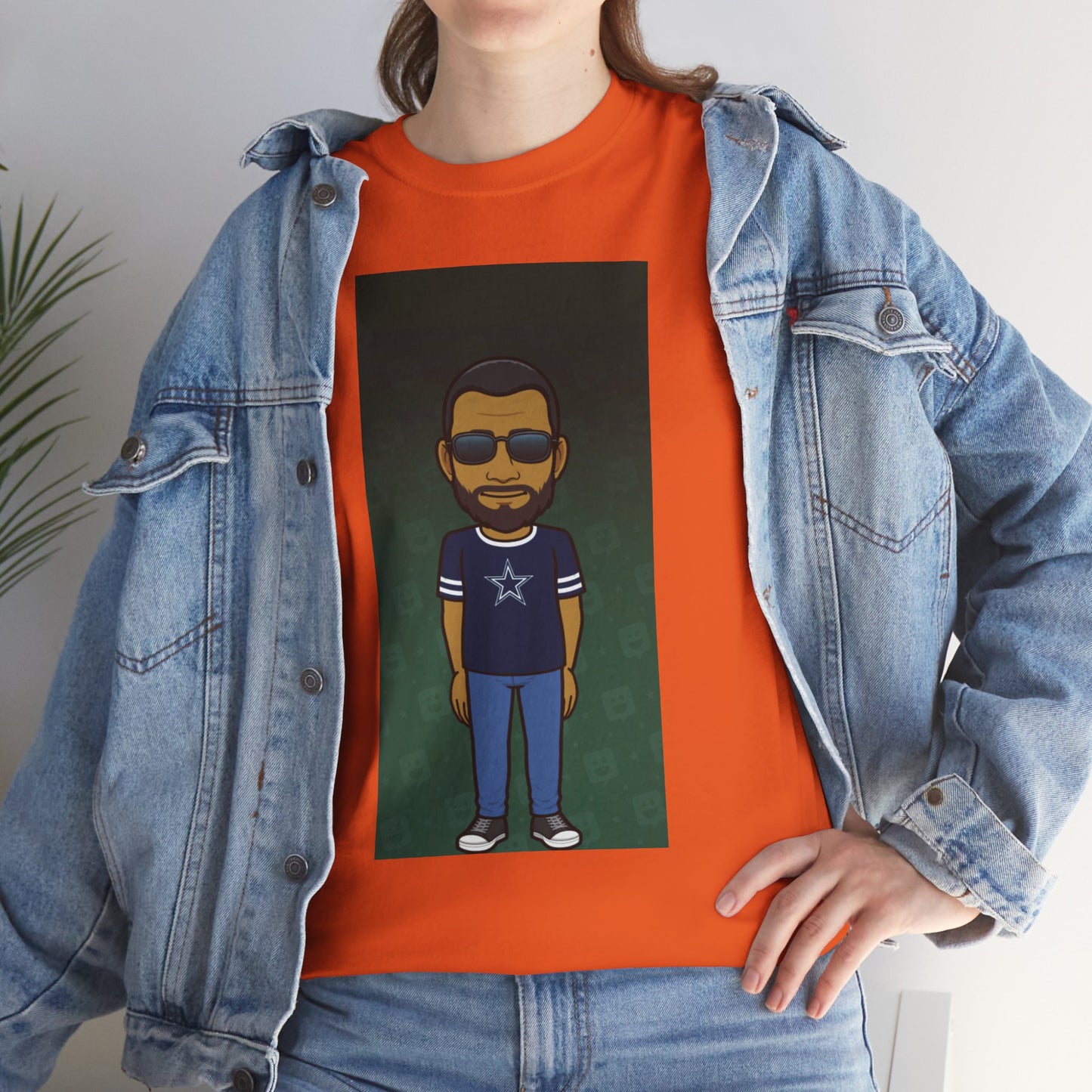 Cartoon Guy Graphic Tee — Personalized Avatar Shirt Printify