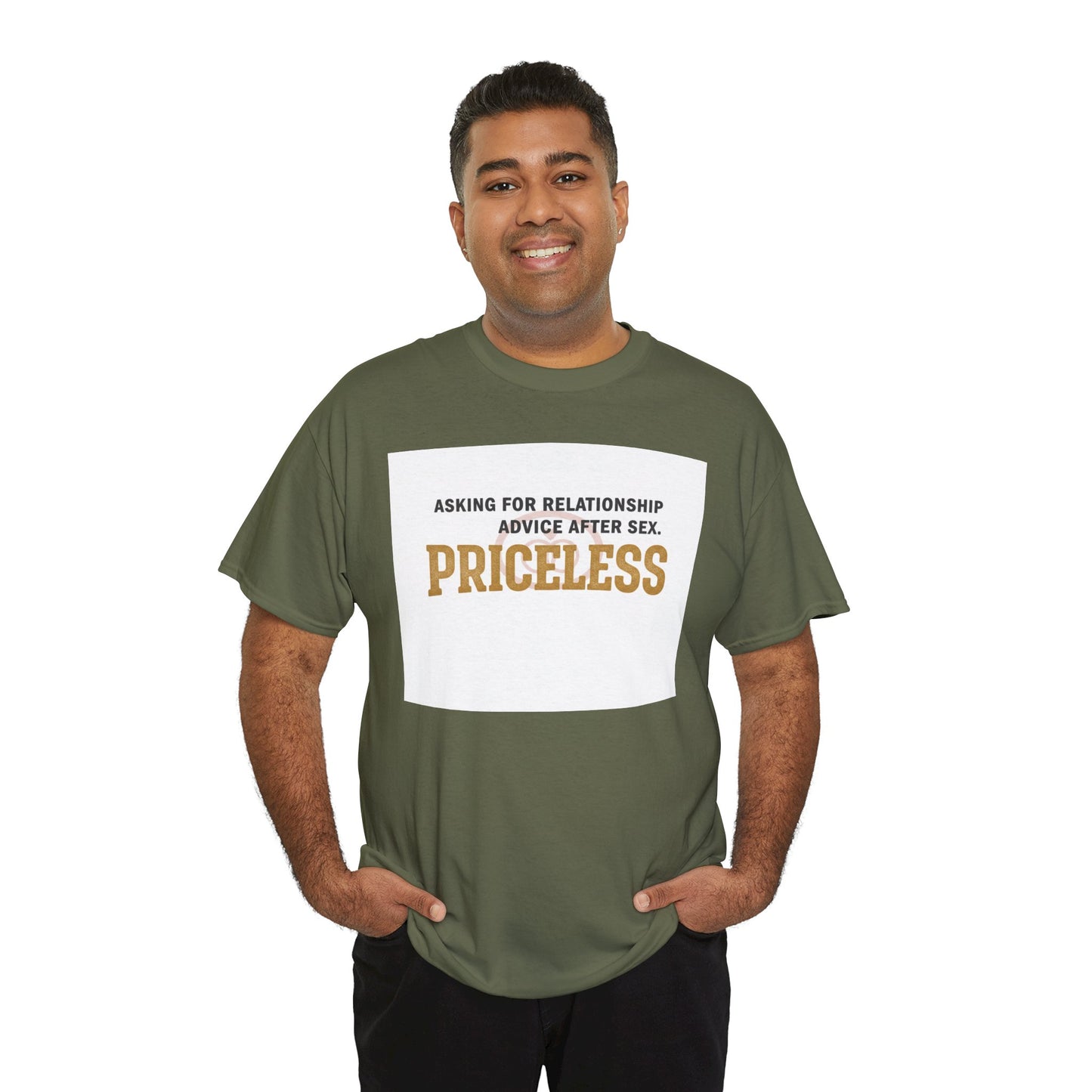 Priceless Funny Graphic Tee — "Asking for Relationship Advice After Sex" Casual Cotton Shirt