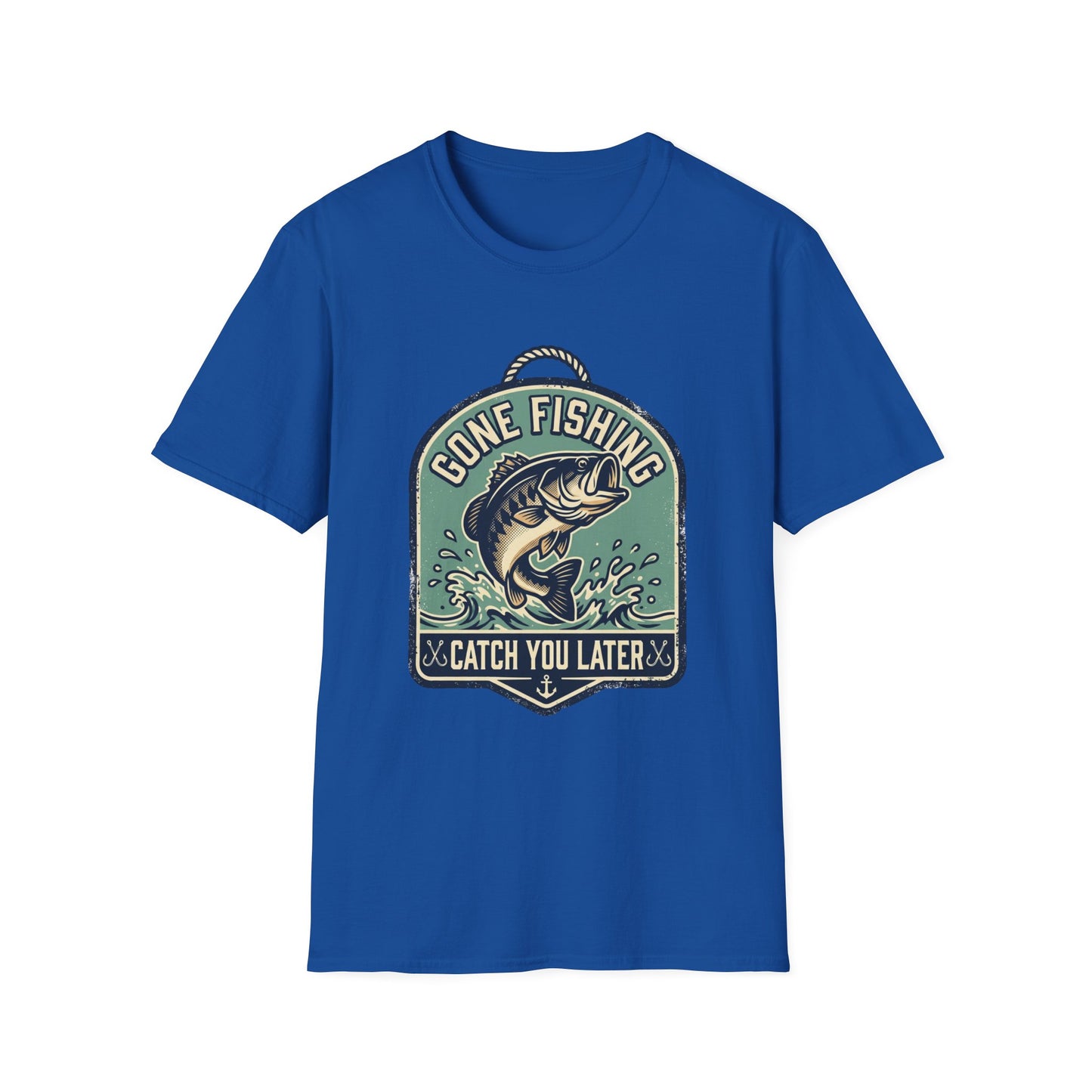 Gone Fishing T-Shirt – "Catch You Later" Bass Fishing Tee