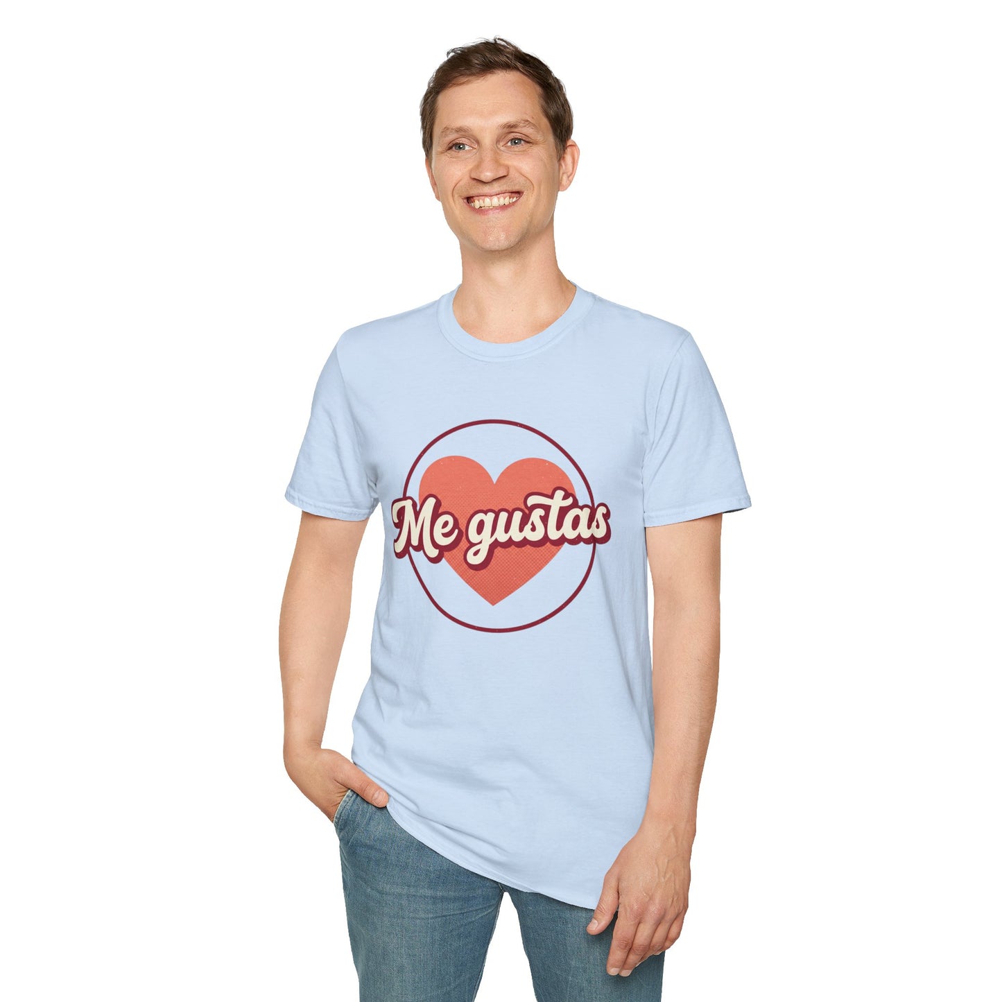 Me Gustas Heart T-Shirt — Spanish Love Graphic Tee