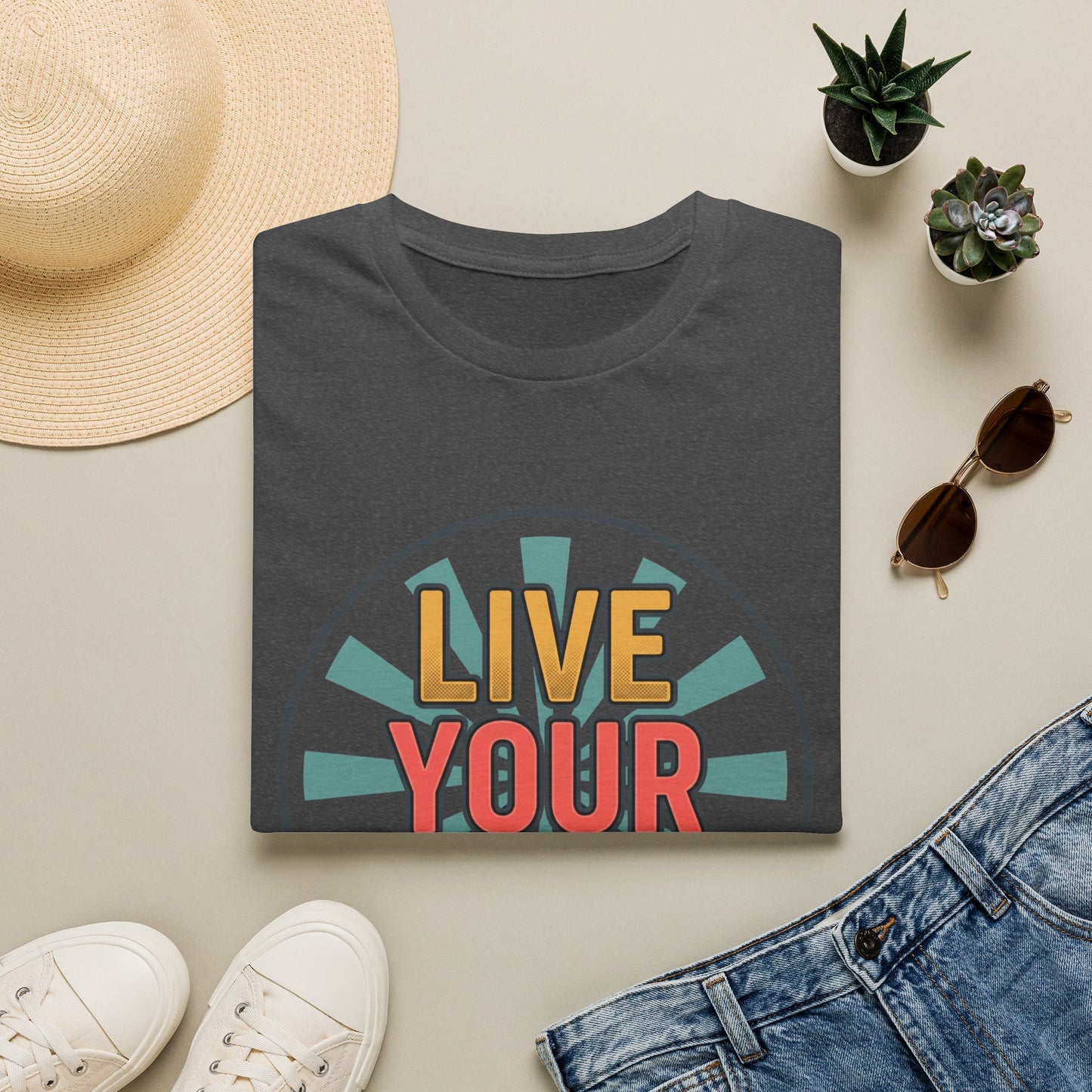 Live Your Truth T-Shirt — Retro Inspirational Graphic Tee