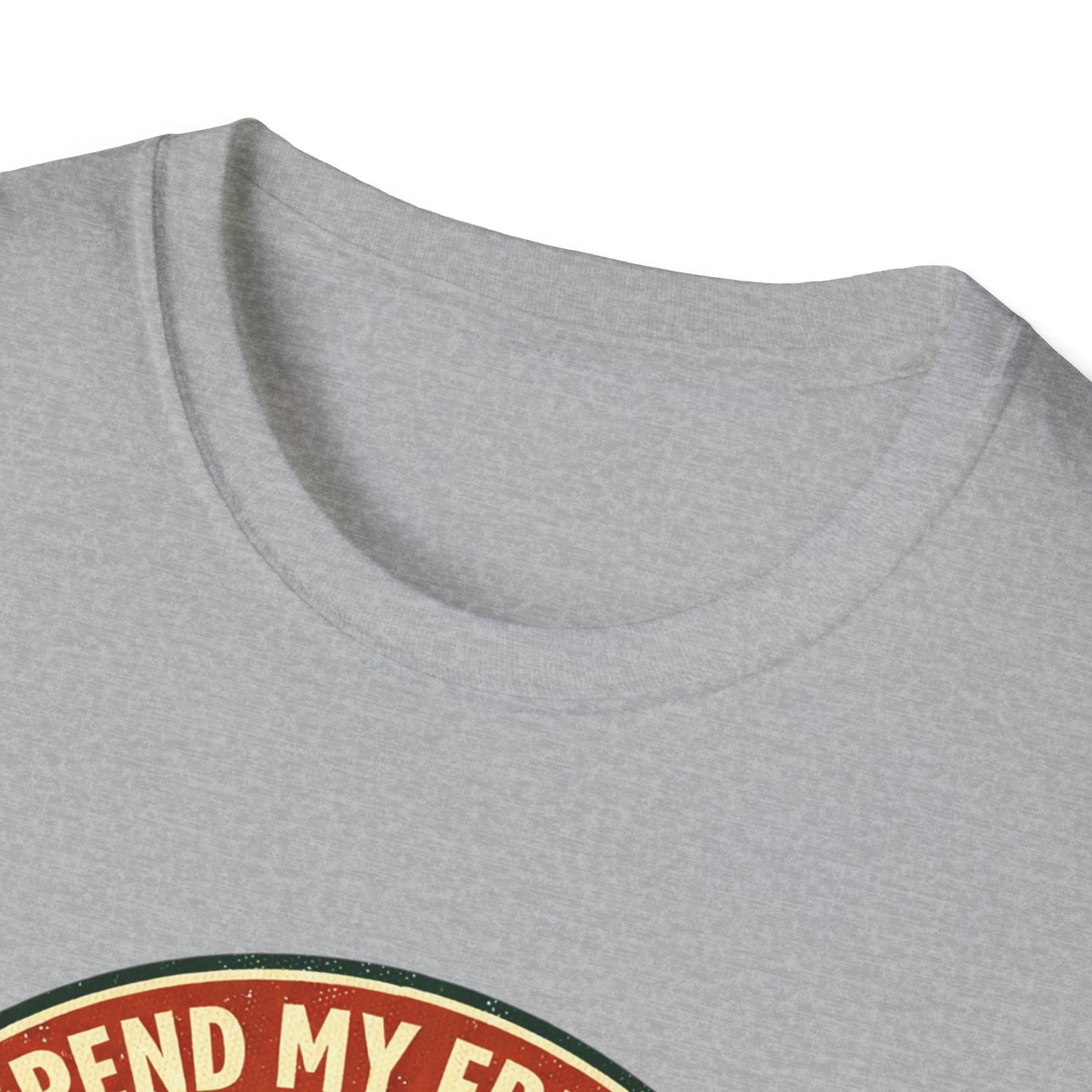 Gardener T-Shirt — “I Spend My Free Time With Hoes & Dirt Bags” Retro Gardening Tee