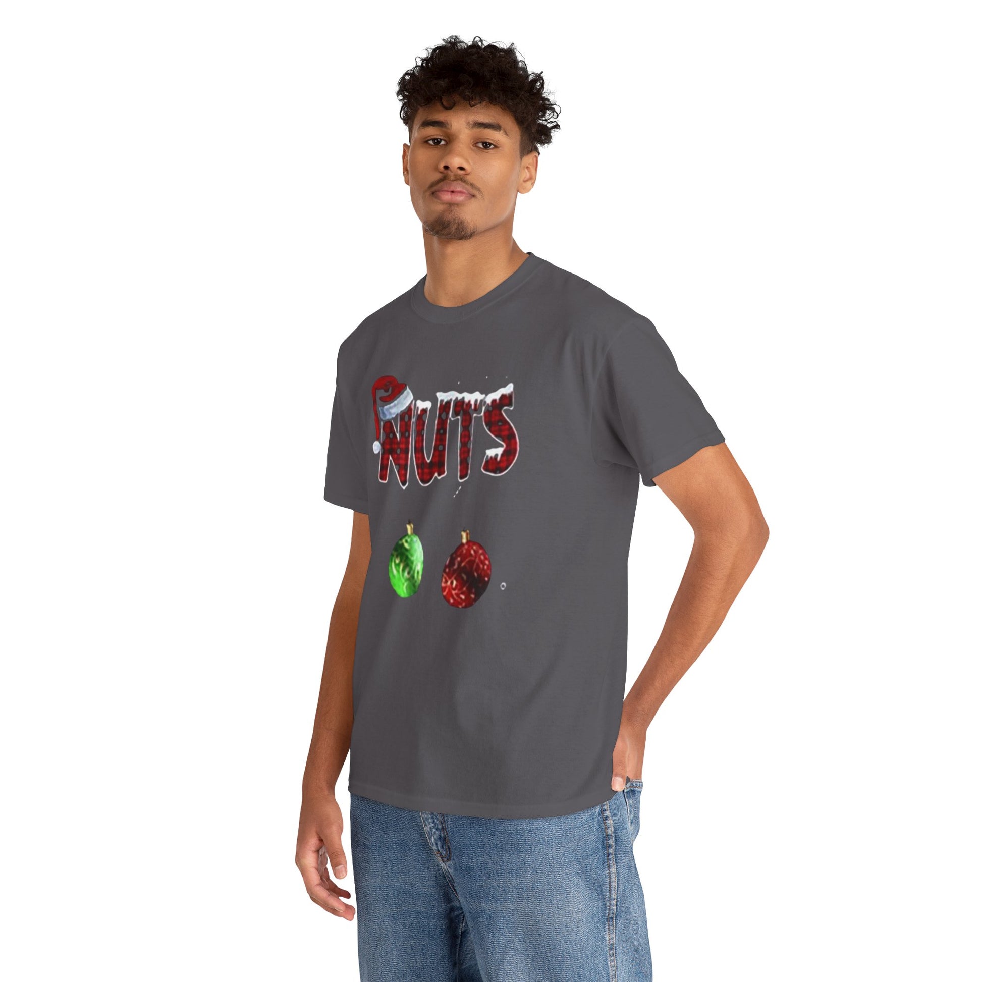Holiday 'Nuts' Tee — Funny Christmas Ornament Graphic T-Shirt Printify