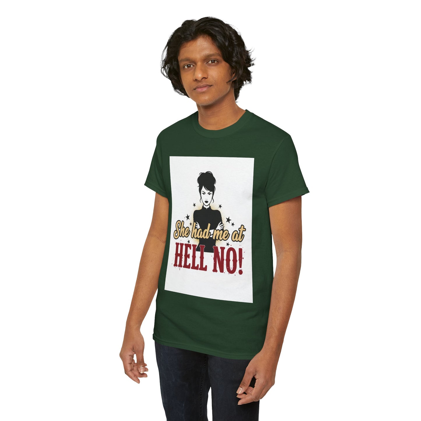 She Had Me At Hell No! Tee – Sassy Retro Graphic T-Shirt