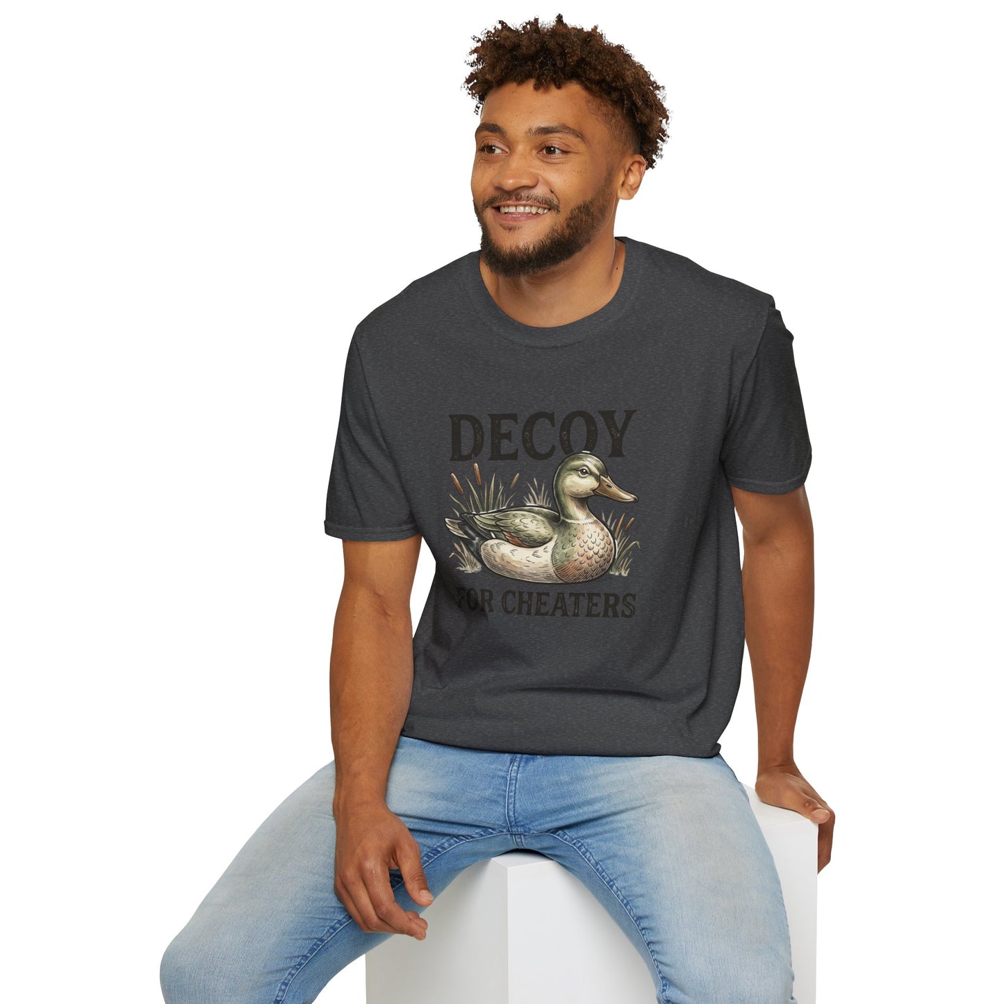 Decoy Duck T-Shirt — "Decoy for Cheaters" Vintage Waterfowl Tee