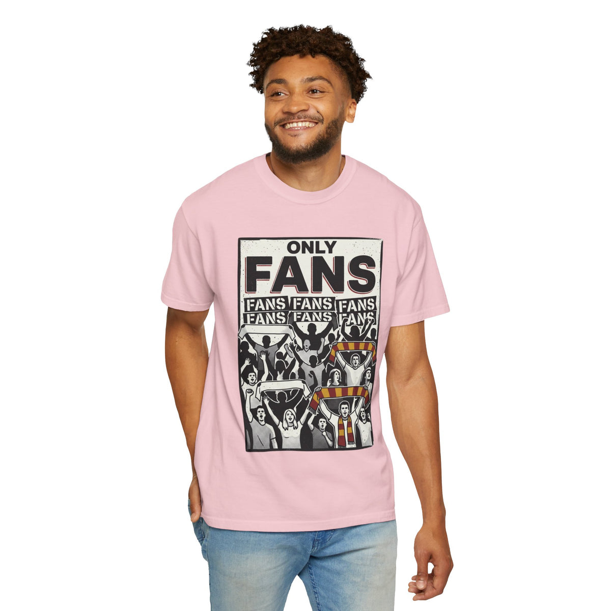 Only Fans Crowd Graphic T-Shirt — Vintage Sports Fan Tee