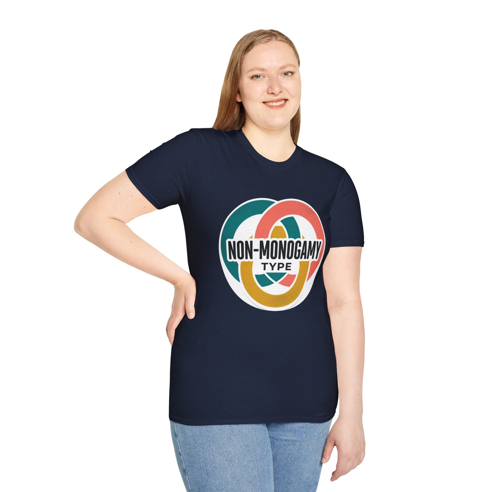 Non-Monogamy Type T-Shirt — Retro Polyamory Pride Tee Printify