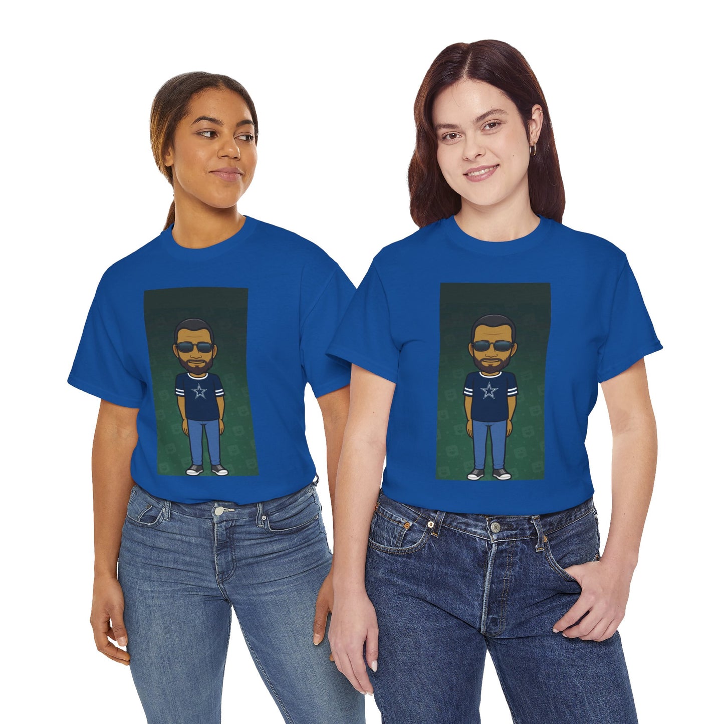 Cartoon Guy Graphic Tee — Personalized Avatar Shirt Printify
