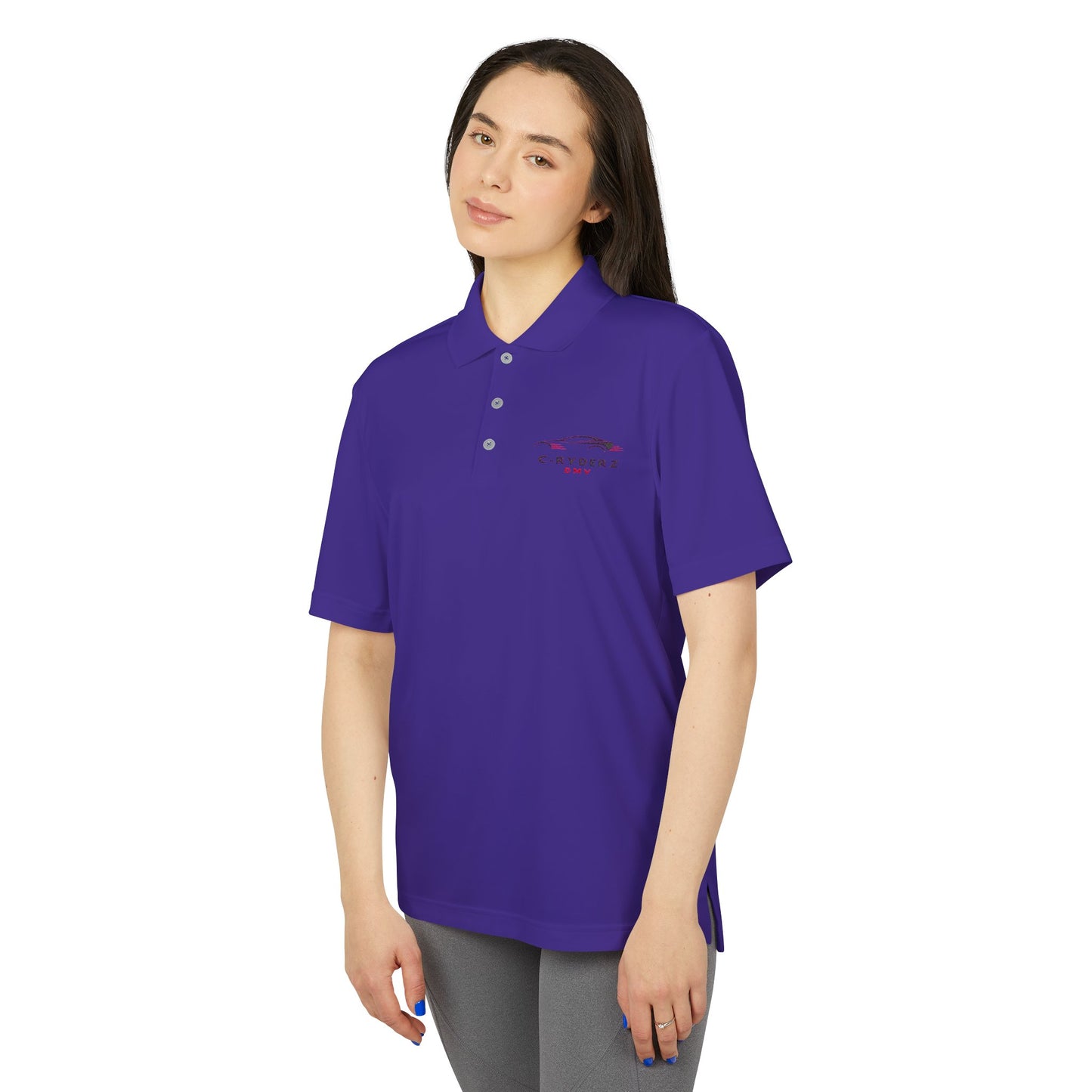 C-RYDERZ Adidas Unisex Performance Polo Shirt - Stylish Activewear for Athletes Printify