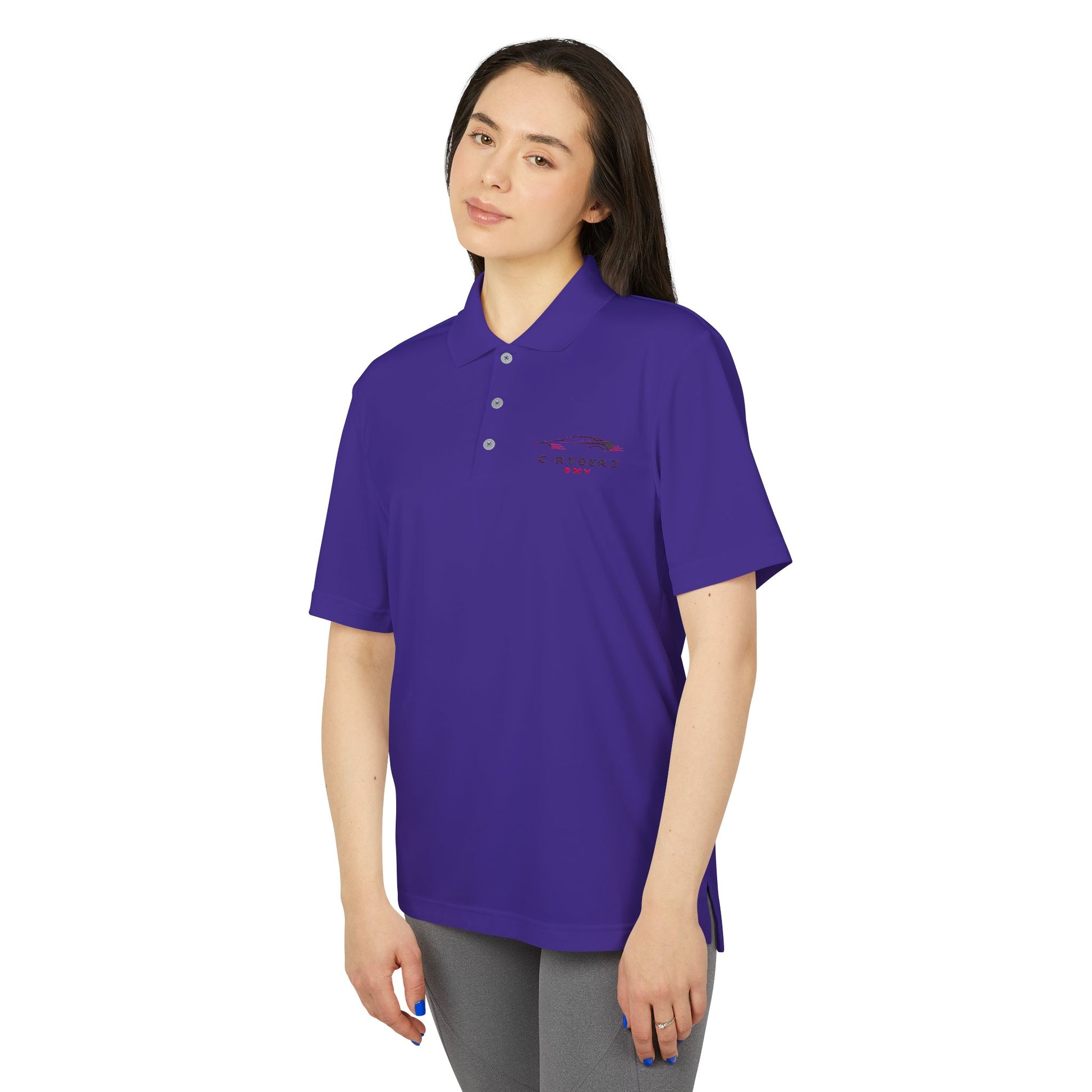 C-RYDERZ Adidas Unisex Performance Polo Shirt - Stylish Activewear for Athletes Printify