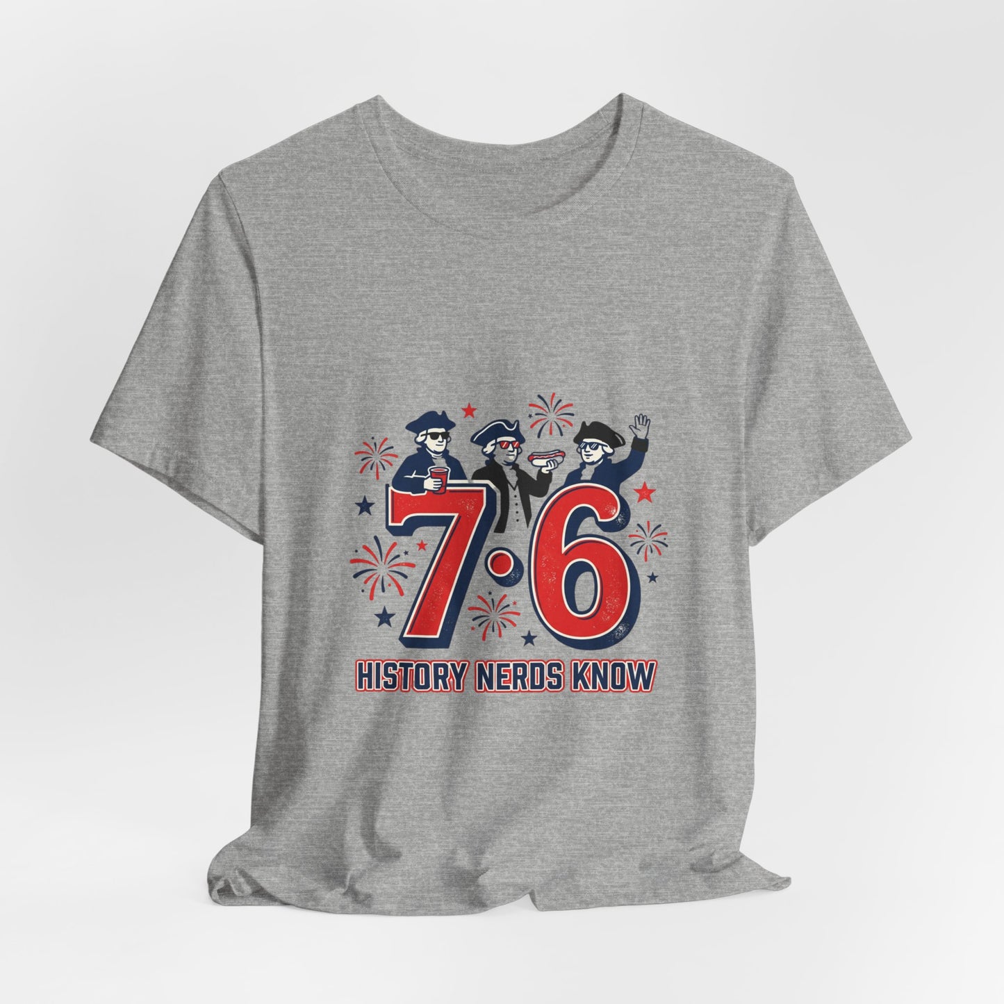 76 History Nerds Know Tee | 1776 Patriotic Meme, Vintage Independence Shirt